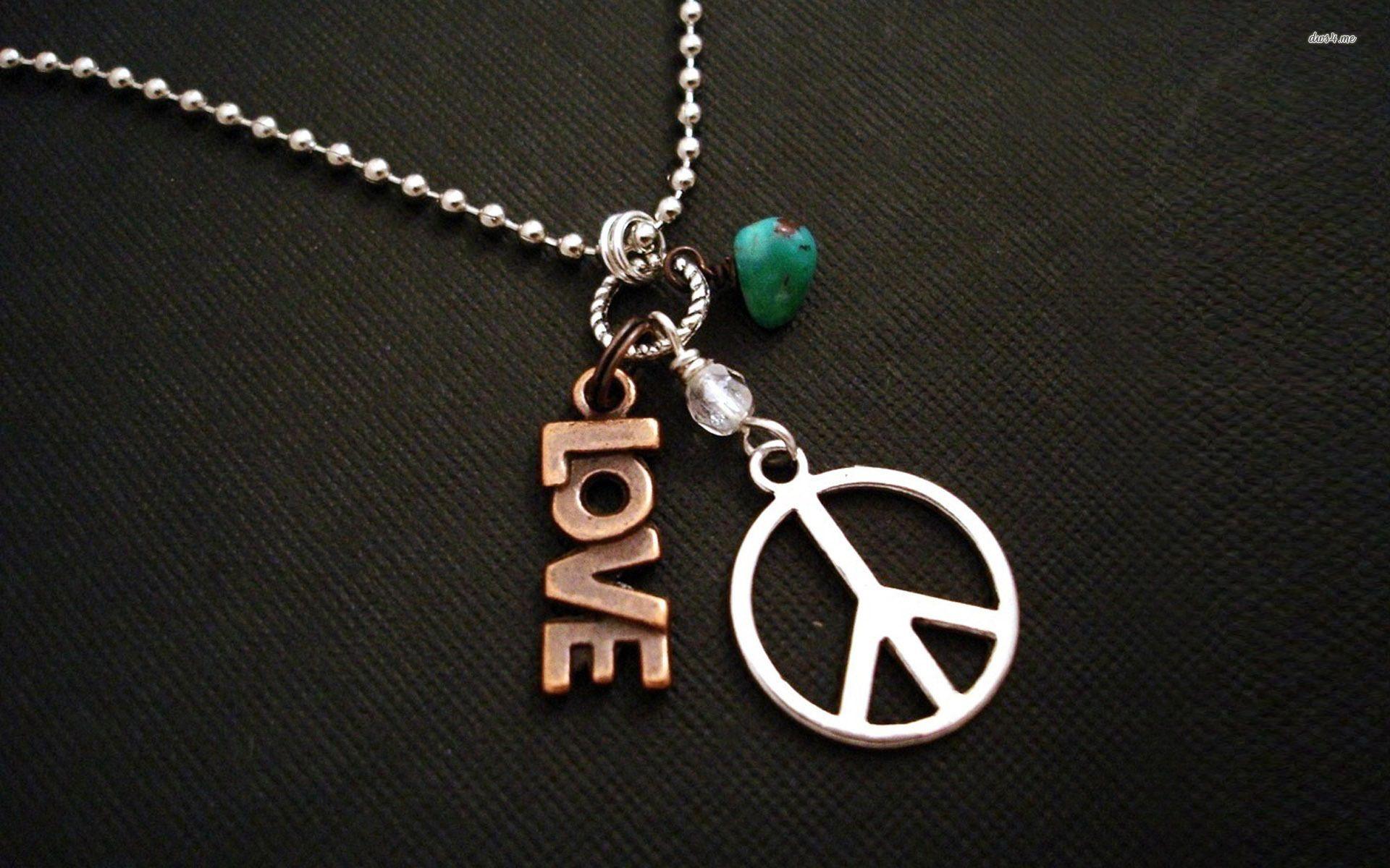 1920x1200 Love and Peace HD wallpaper. Hippie necklace, Peace and love, Shop earrings