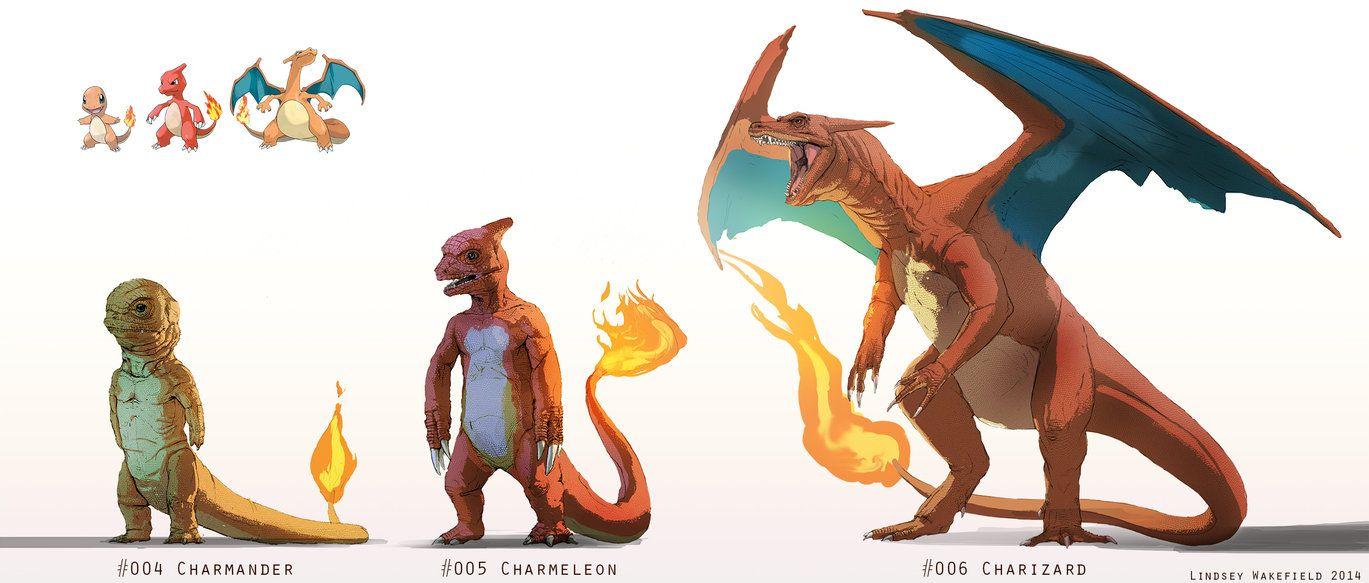1369x583 Pokemon: Charmander, Charmeleon, and Charizard