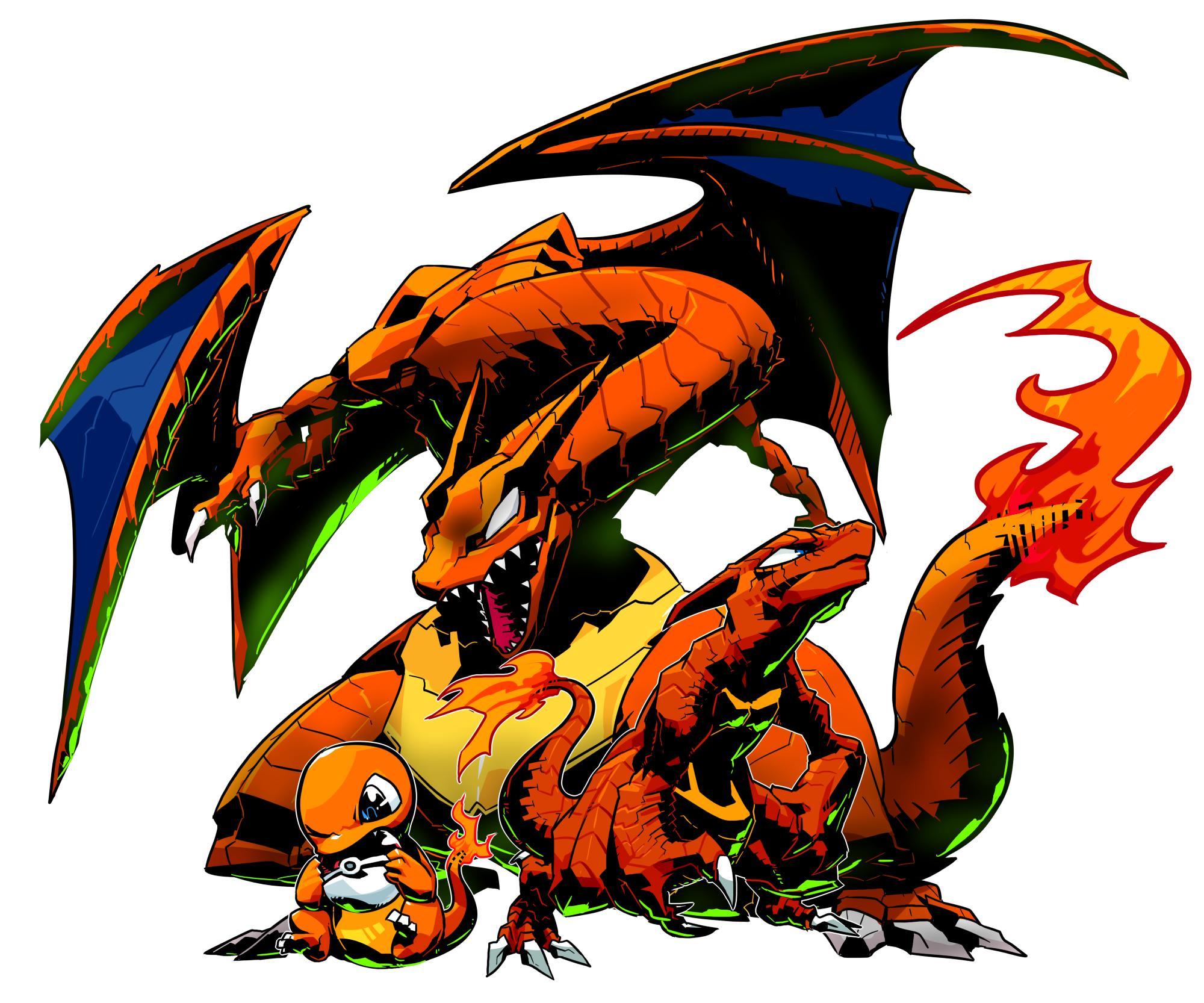 2000x1666 Charmander, Charmeleon, Charizard