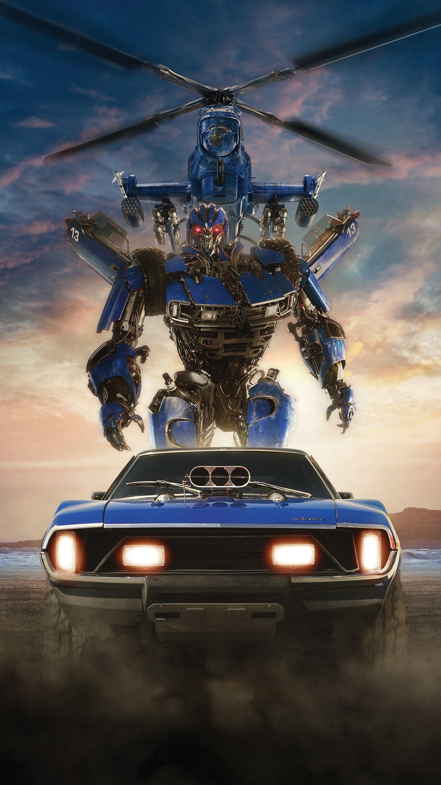 1440x2560 Dropkick Decepticon Muscle car in Bumblebee 4K 8K Wallpaper
