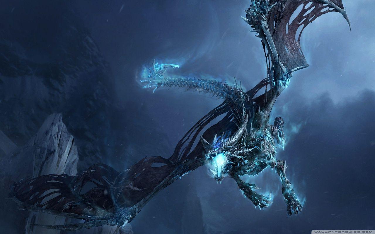 1280x800 World Of Warcraft Ice Dragon Ultra HD Desktop Background Wallpaper