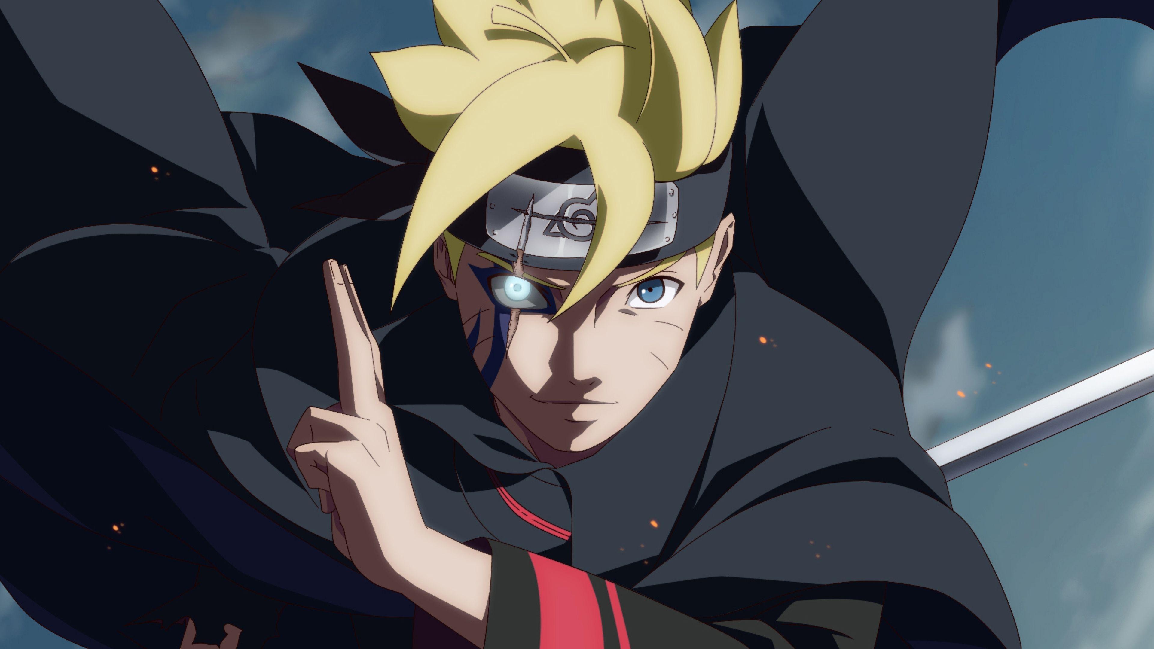 3840x2160 Boruto Uzumaki Karma Mark Boruto Anime 4K