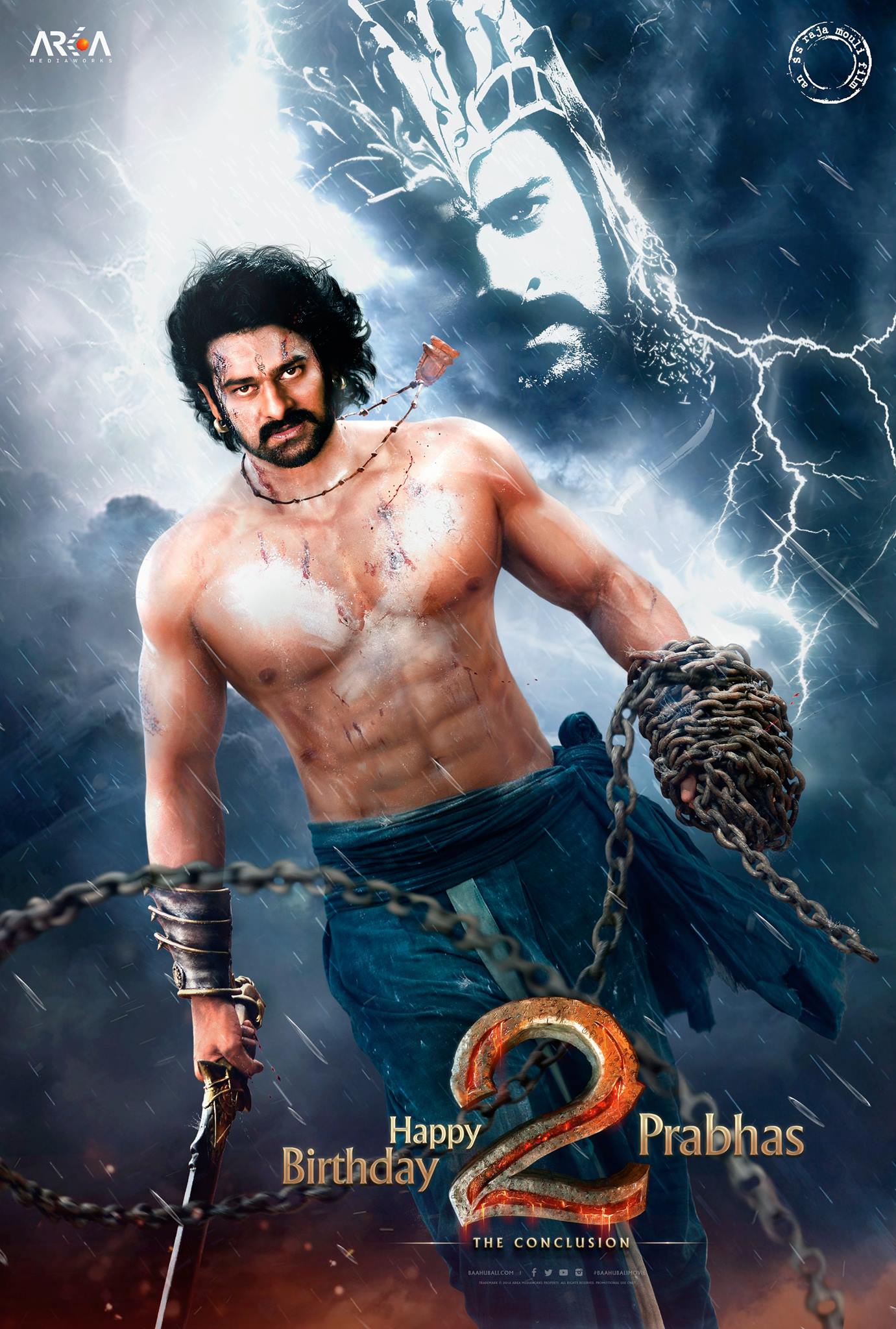 1381x2048 Bahubali 2 Mobile Wallpaper
