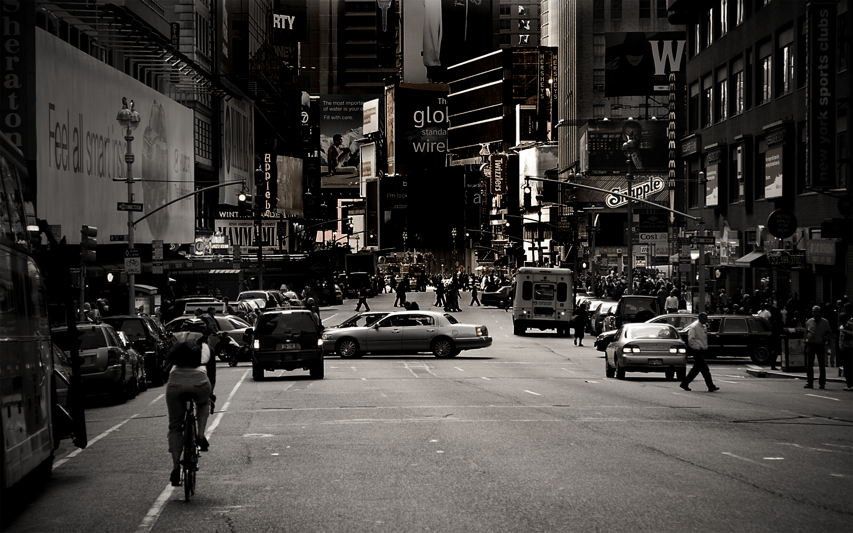 1680x1050 New York City, Times Square wallpaper
