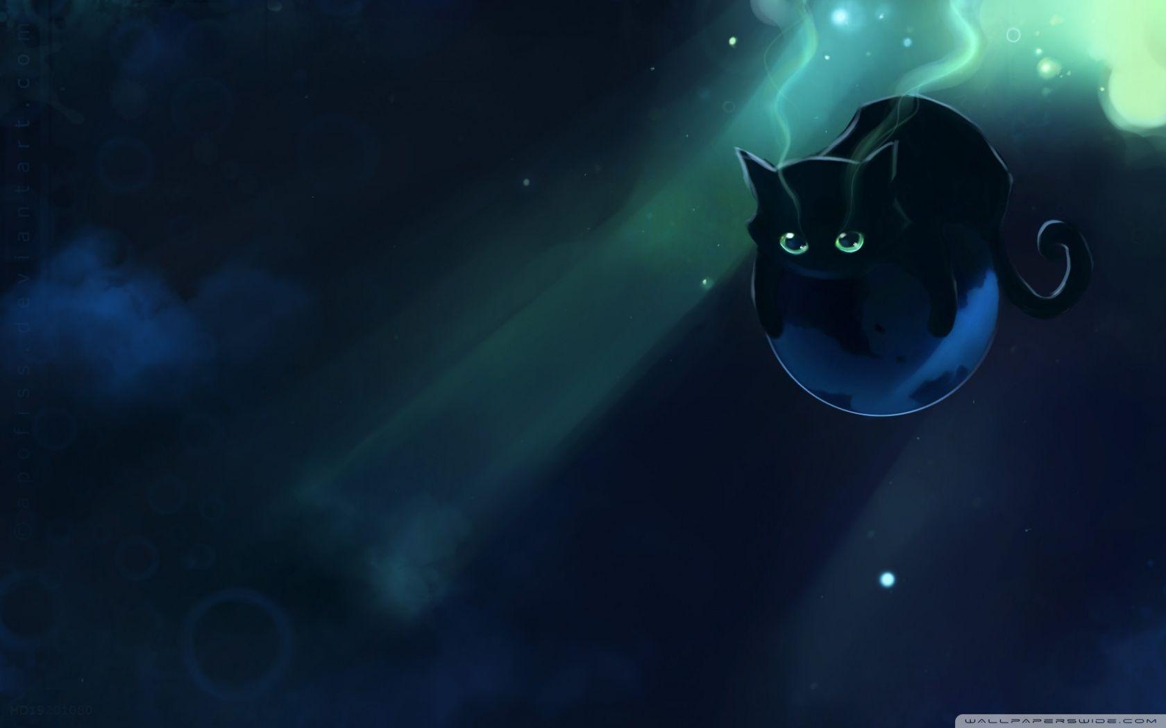 1680x1050 Download Spacecat UltraHD Wallpaper