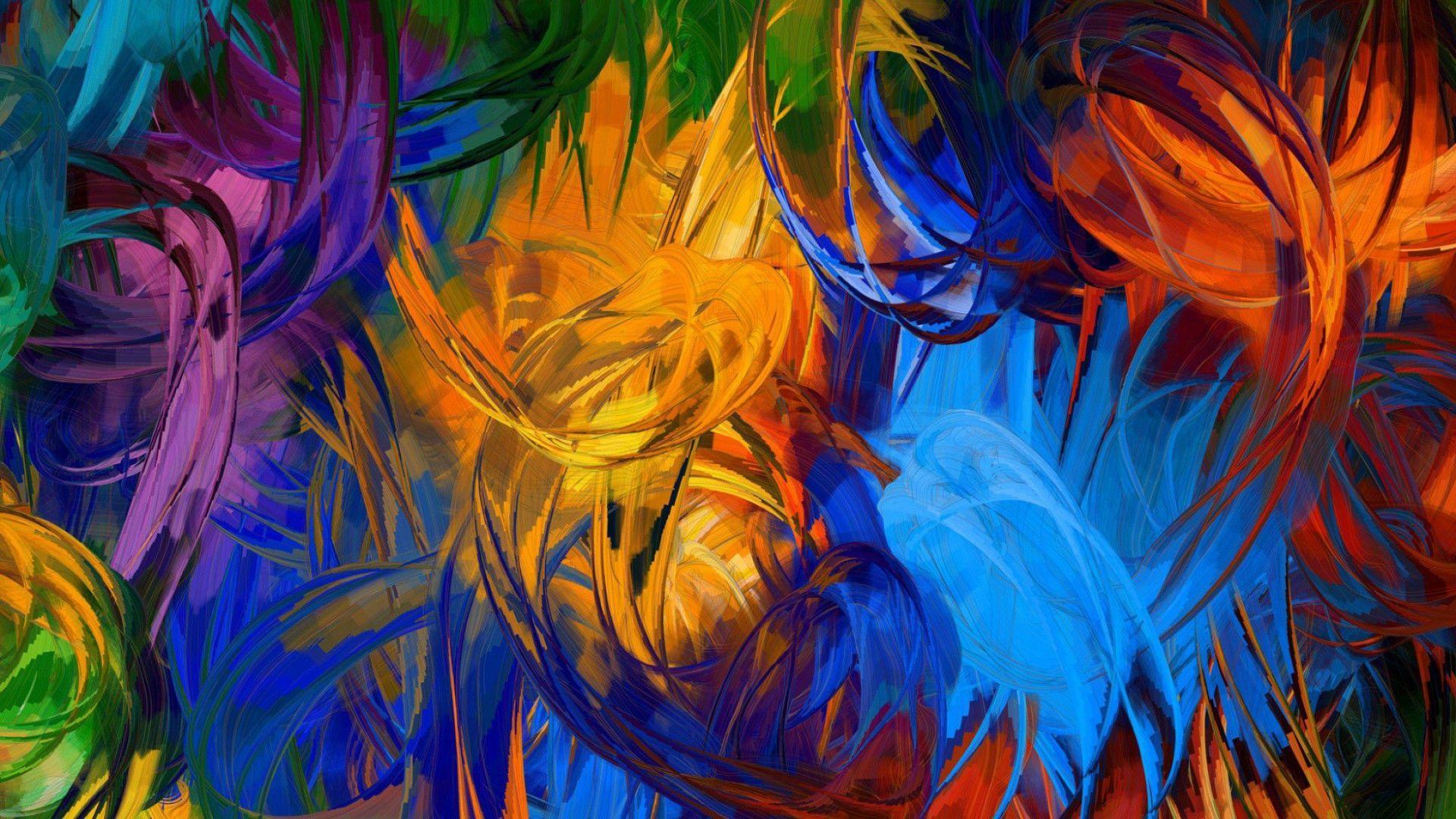 1920x1080 Nature Abstract Painting. Best abstract paintings, Colorful