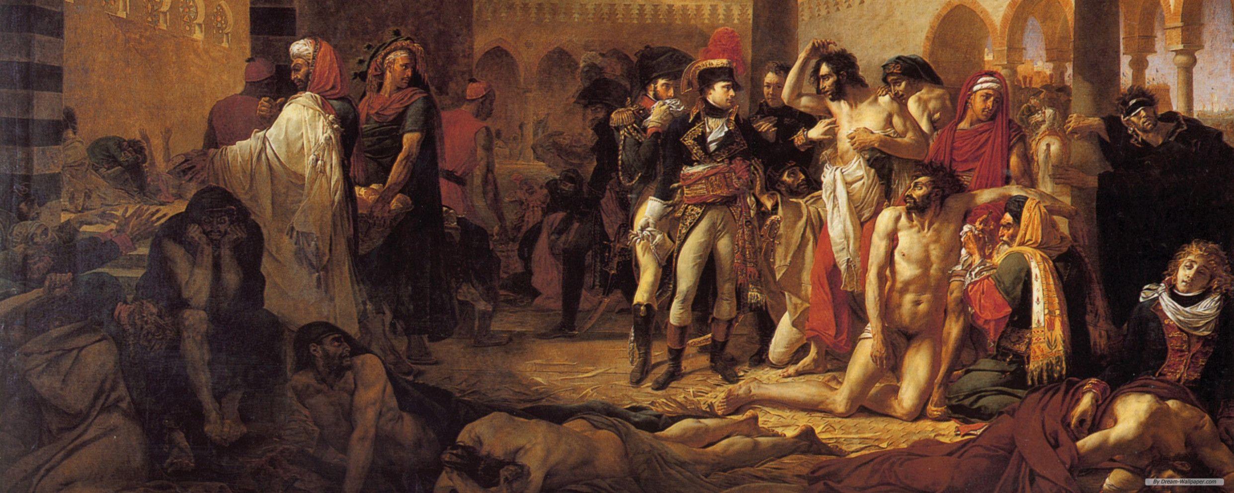 2483x993 Famous Painting Wallpaper