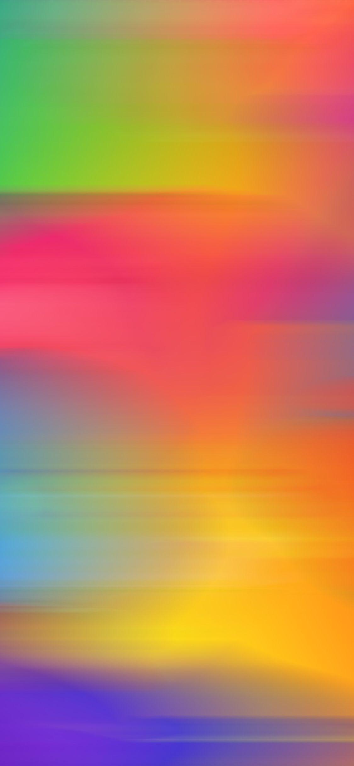 1125x2436 iPhone X wallpaper. rainbow color paint
