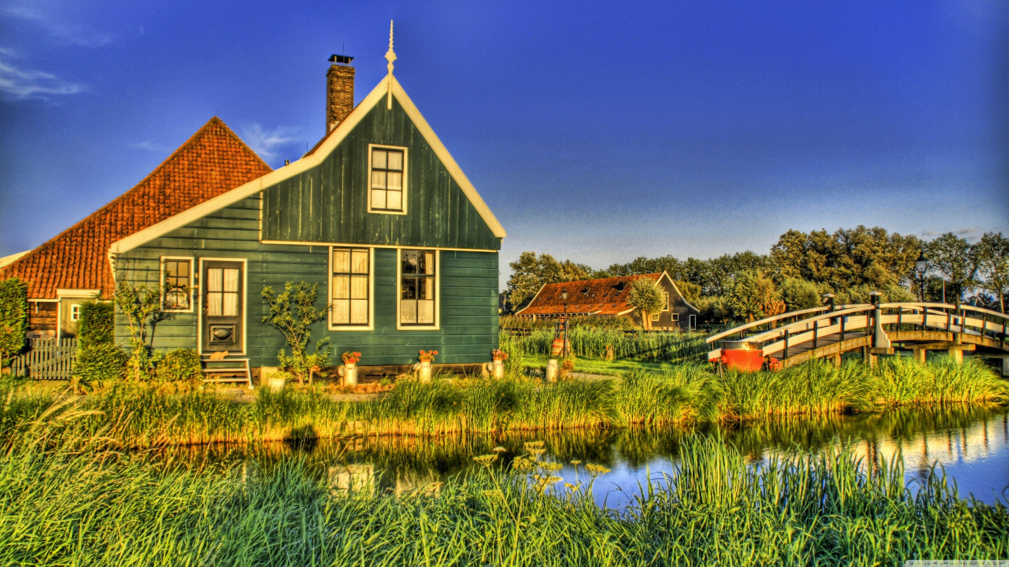 3840x2160 Holland Farmhouse Ultra HD Desktop Background Wallpaper for 4K UHD TV : Multi Display, Dual Monitor : Tablet