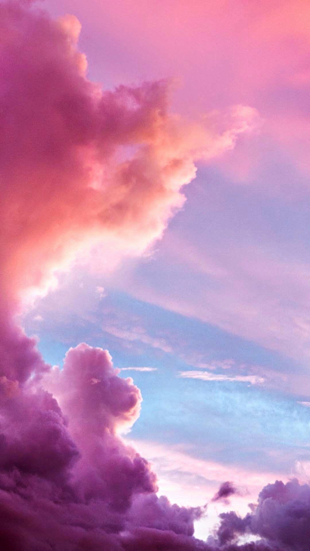 1080x1920 Green And Purple Ombre Wallpaper