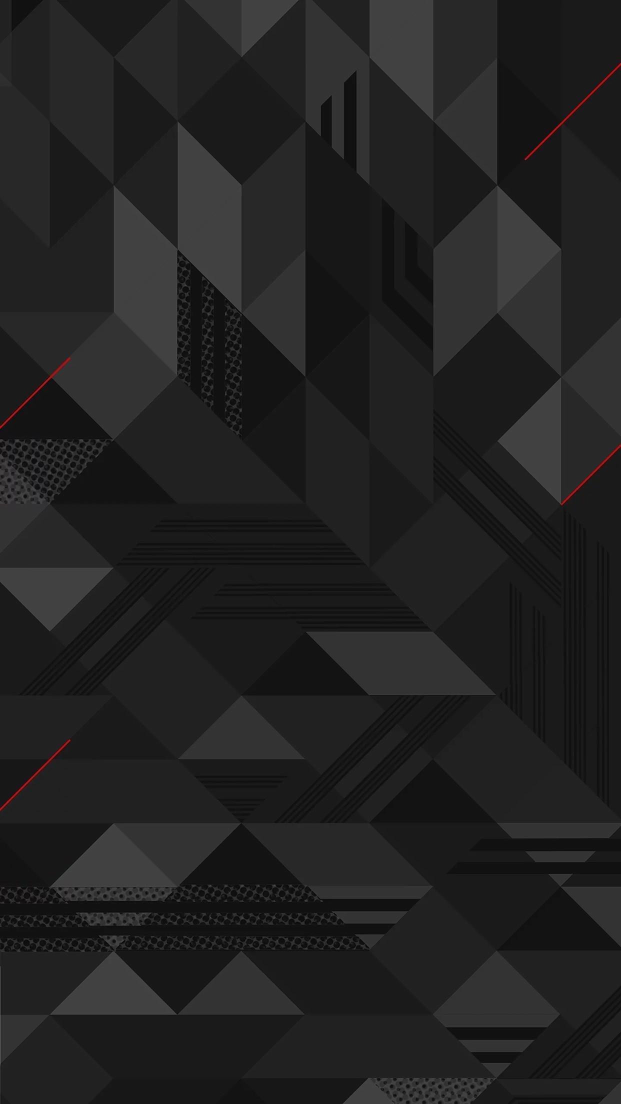 1242x2208 Dark Phone Geometric Wallpaper