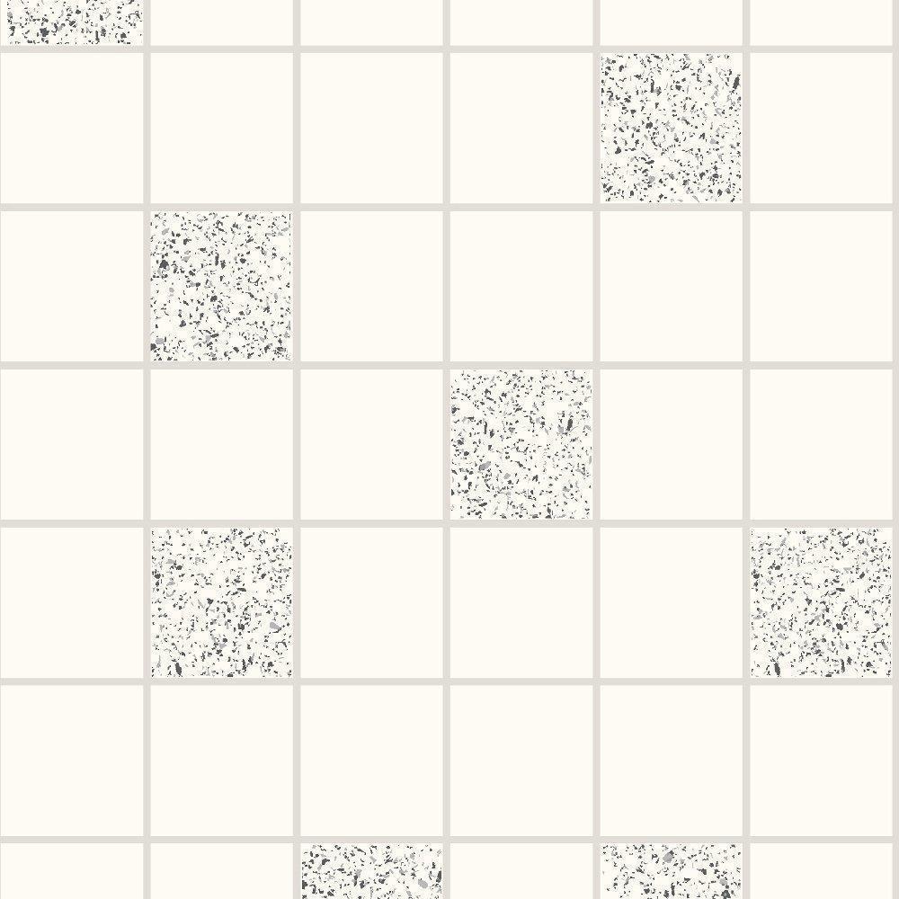 1000x1000 Granite White Modern Kitchen Tile Effect Wallpaper