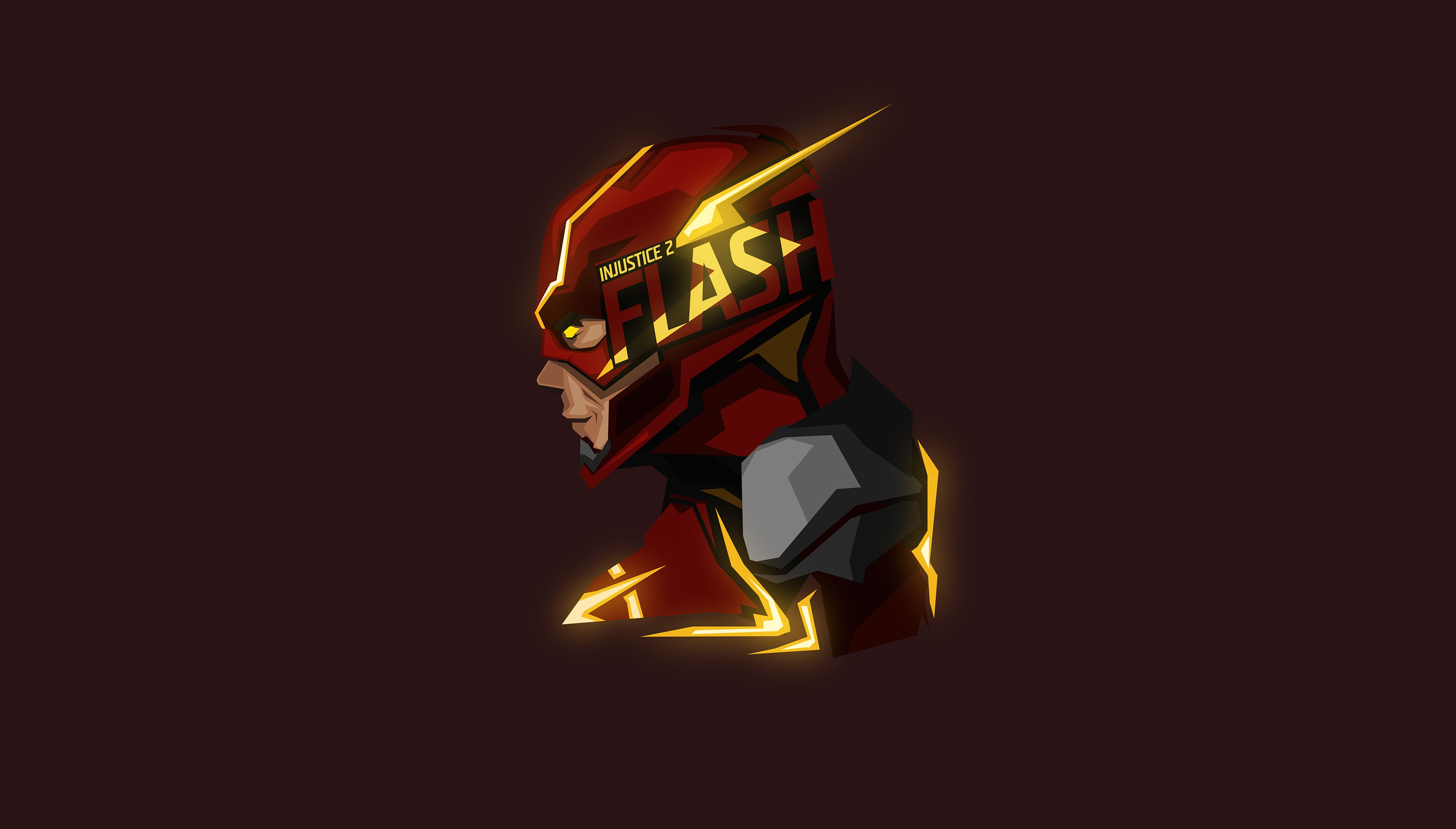 7584x4320 Flash Glowing Minimal 8k, HD Superheroes, 4k Wallpaper, Image