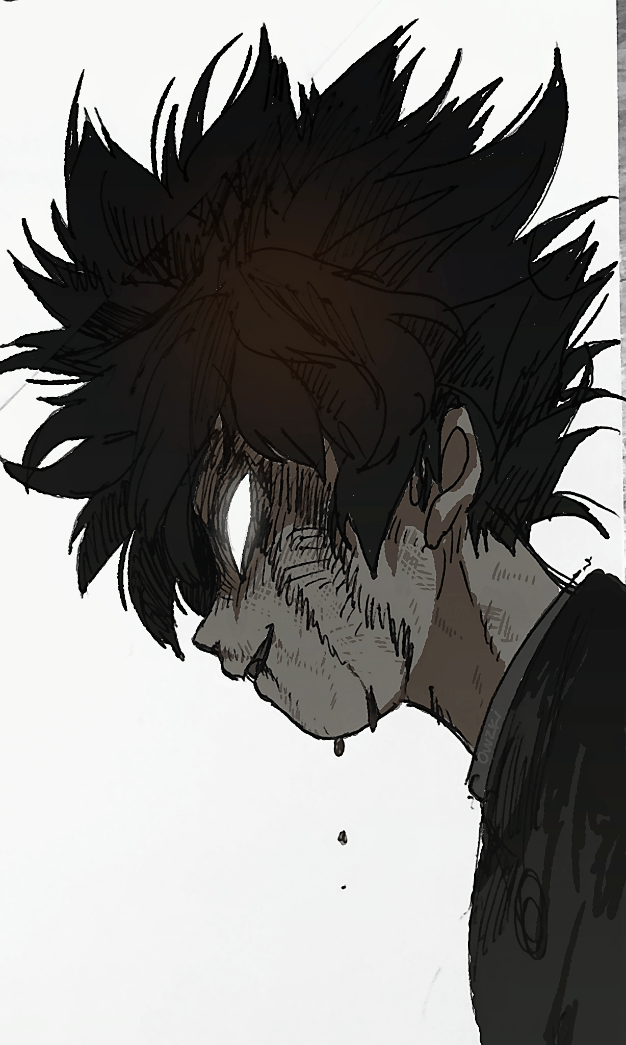 1228x2048 Shigeo Kageyama Psycho 100 #fanart #manga #anime #animeboy