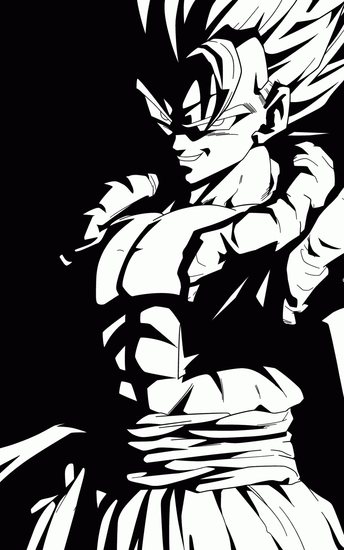 1200x1920 Free download Goku Black and White Wallpaper Top Goku Black