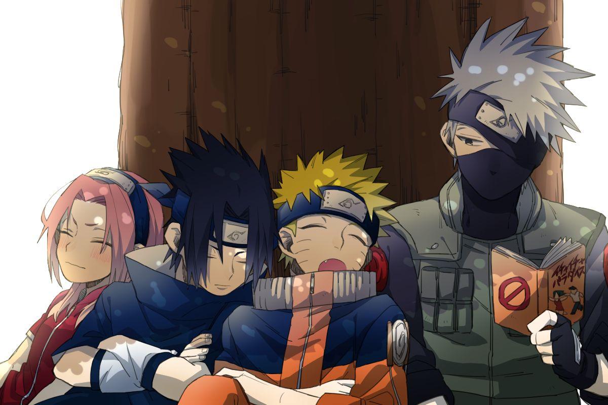 kakashi sensei naruto uzumaki with