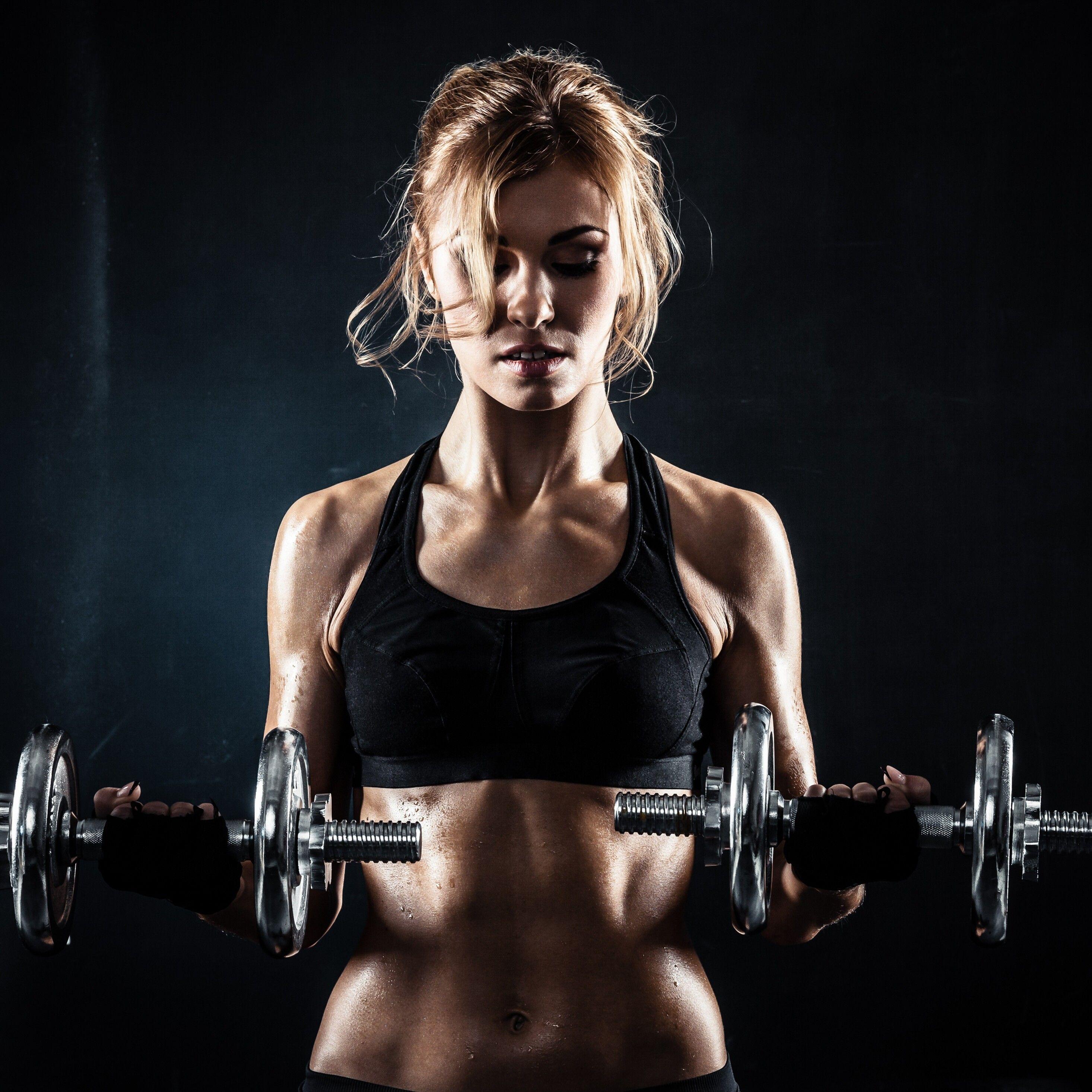 2932x2932 Fitness Gym Girl iPad Pro Retina Display HD 4k Wallpaper, Image, Background, Photo and Picture