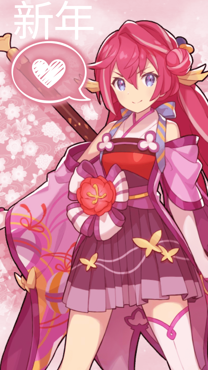 720x1280 iPhone Wallpaper. Cartoon, Anime, Pink, Cg artwork, Long hair