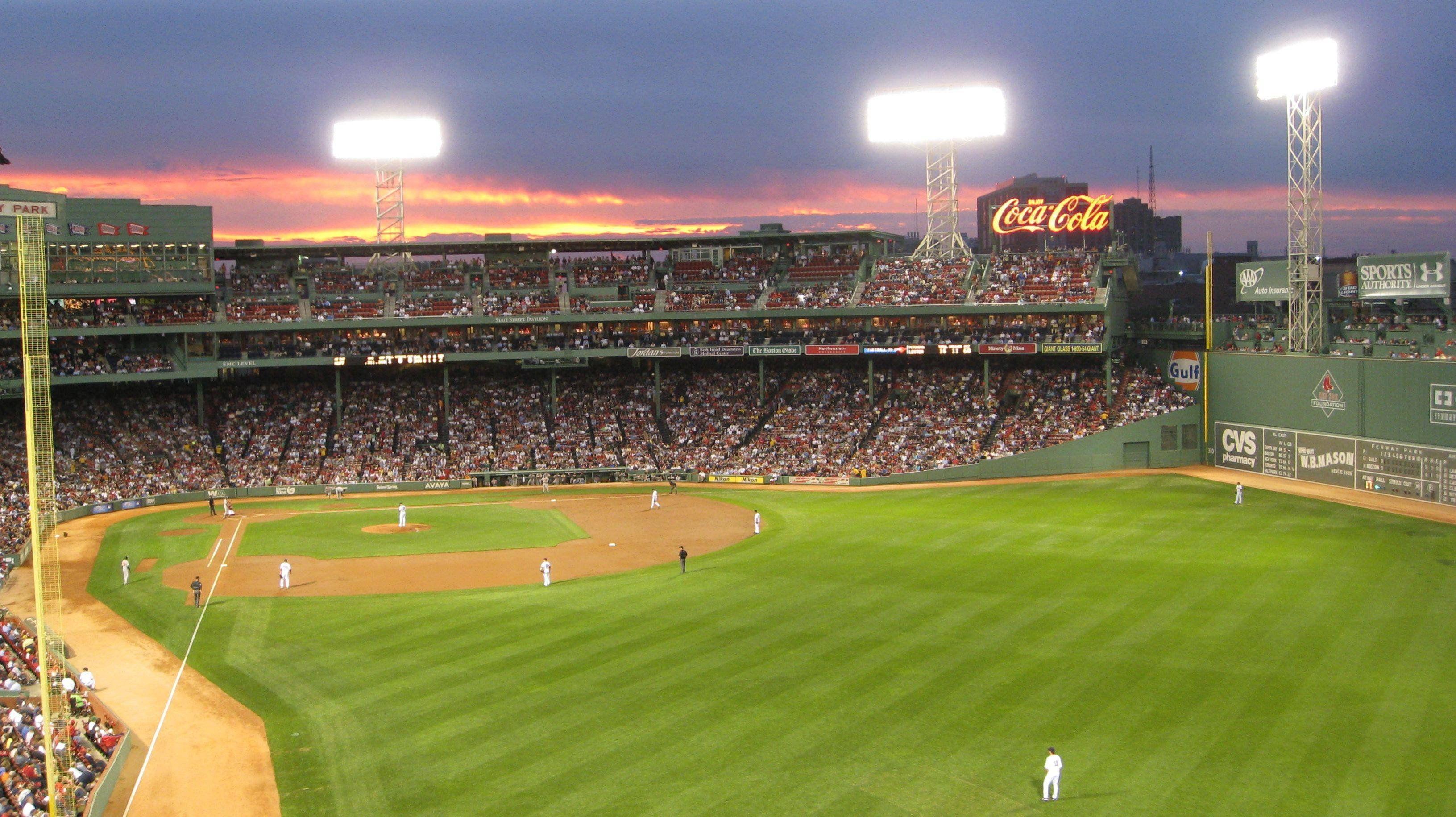 3263x1831 Today I changed my desktop background to this Fenway Park photo I
