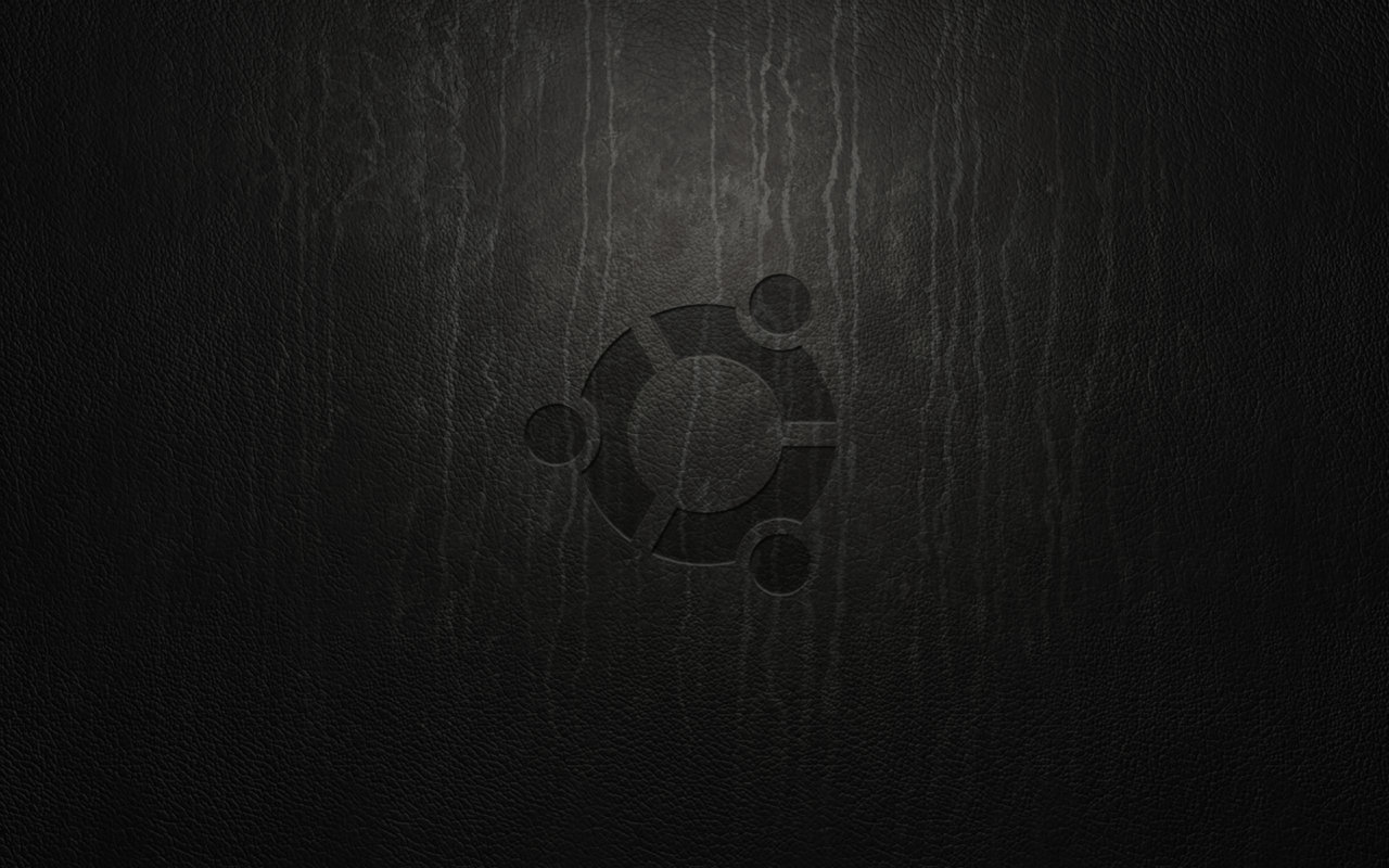 1280x800 Ubuntu Dark Wallpaper