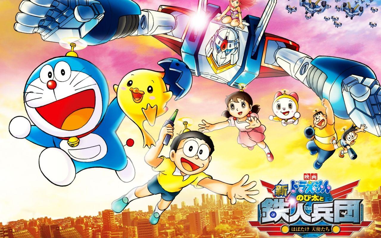 Hình nền Doraemon 1280x800.  Doraemon hình nền