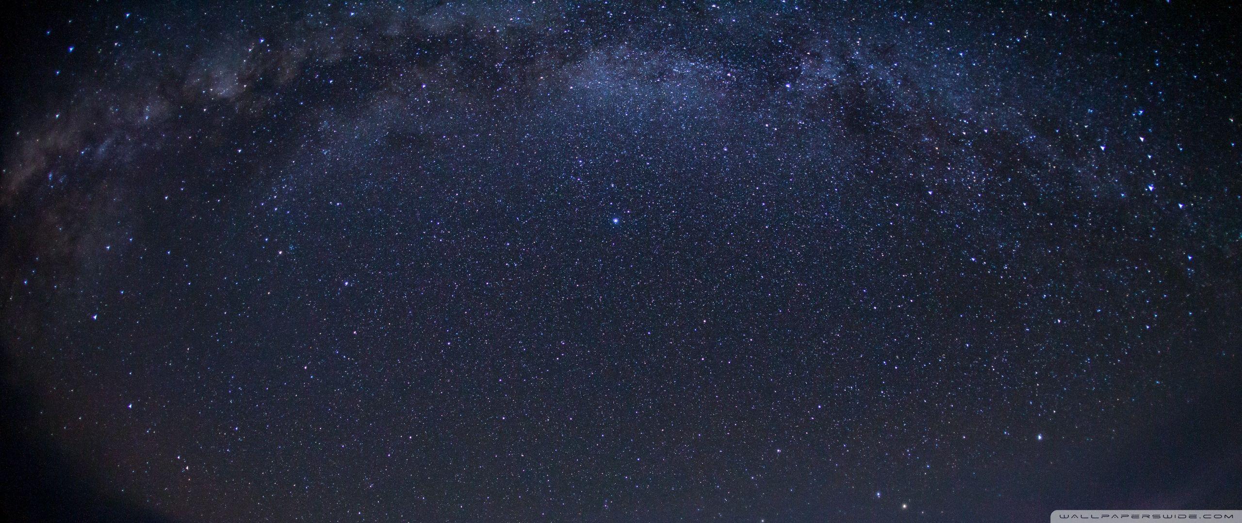2560x1080 Milky Way From Earth Ultra HD Desktop Background Wallpaper