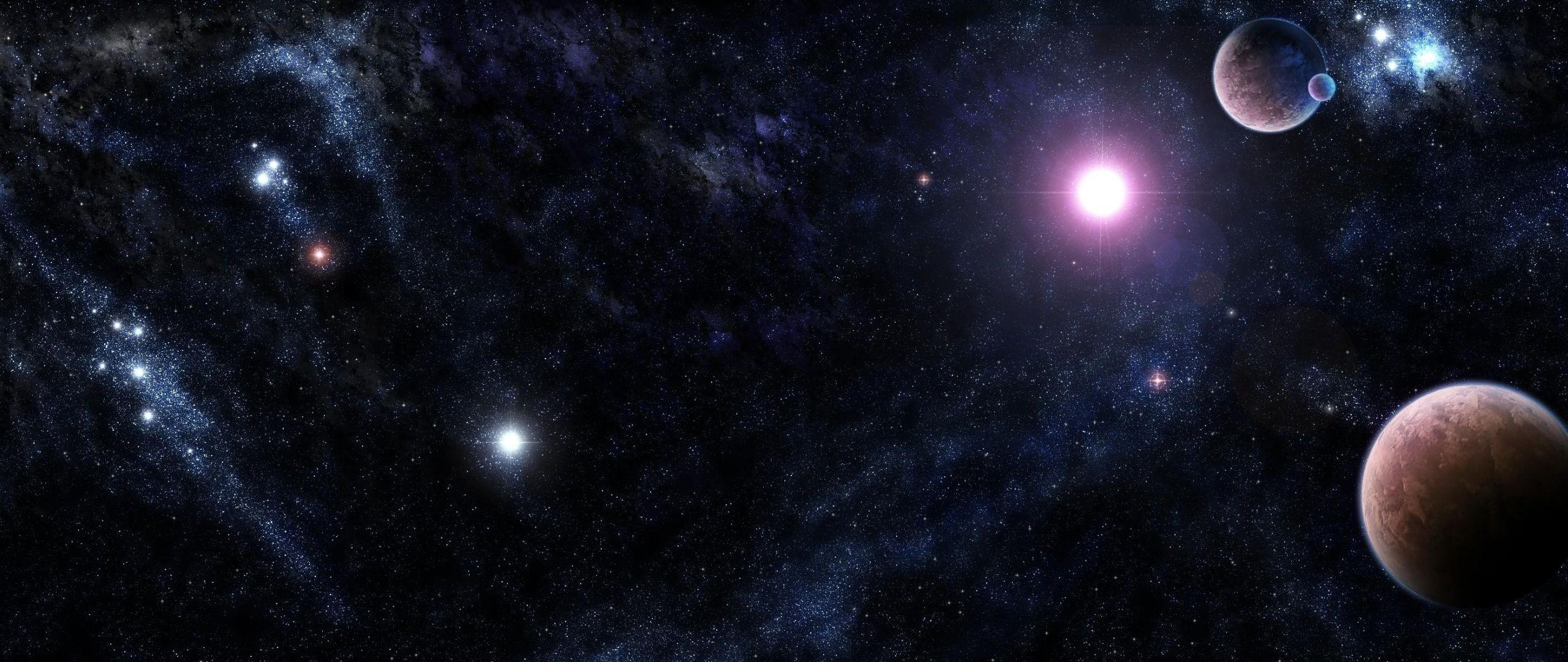 2560x1080 galaxy, stars, universe 2560x1080 Resolution Wallpaper