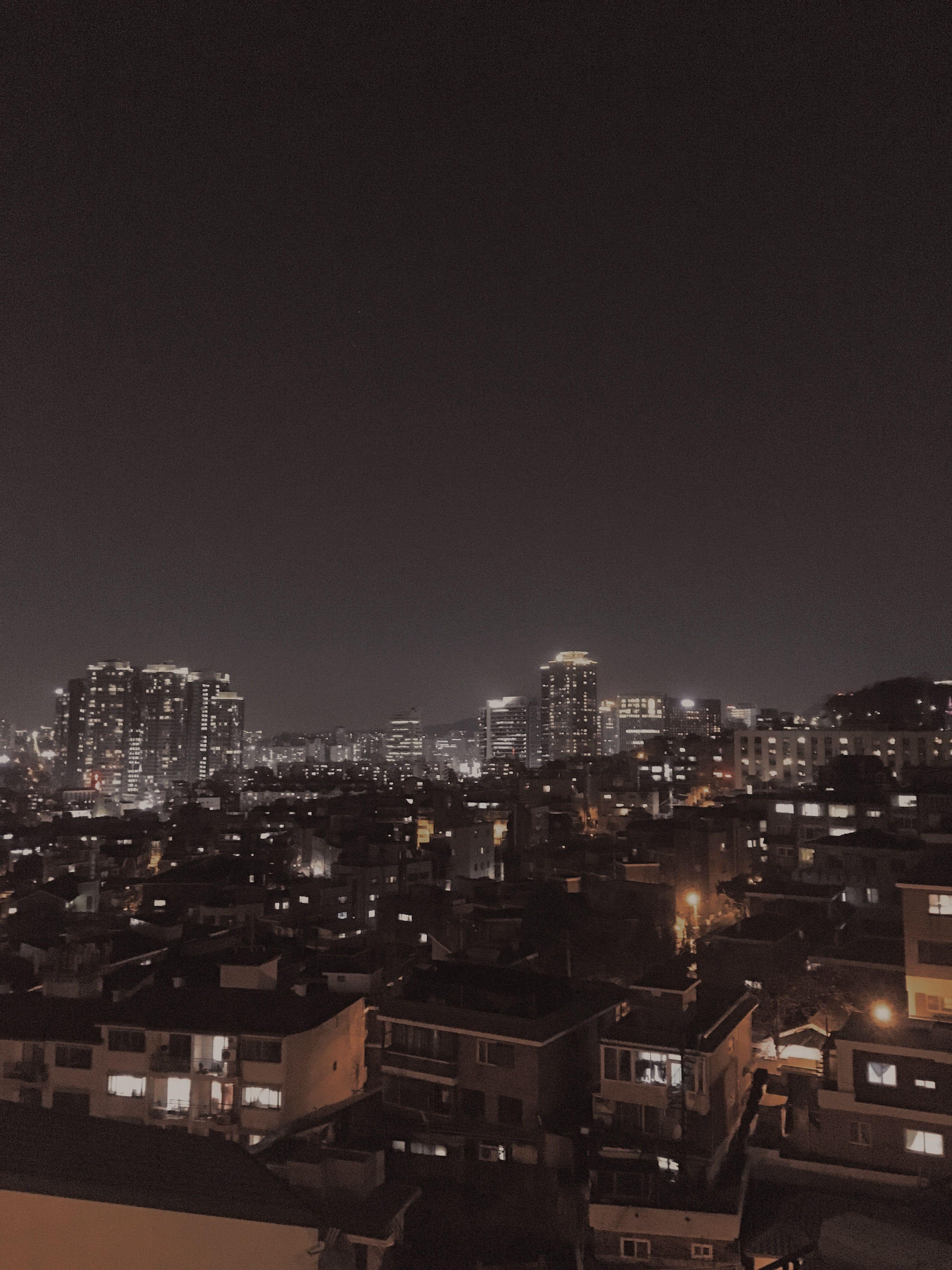 3024x4032 Seoul #night #city #cityphotography #lights. Sky aesthetic, City aesthetic, Night aesthetic