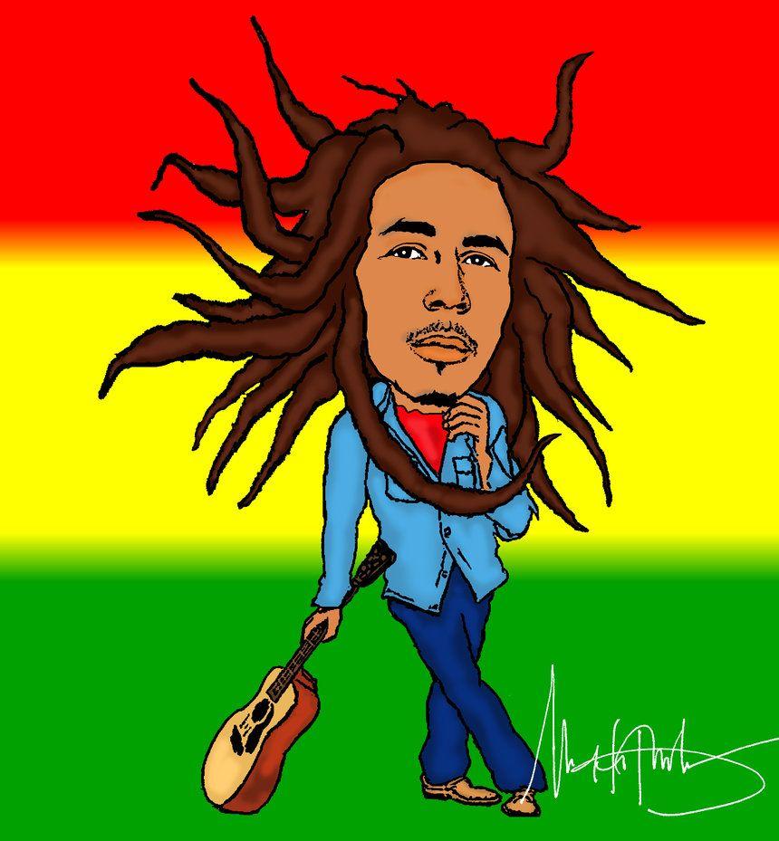 Bob Marley Cartoon Wallpapers - Top Free Bob Marley Cartoon Backgrounds ...