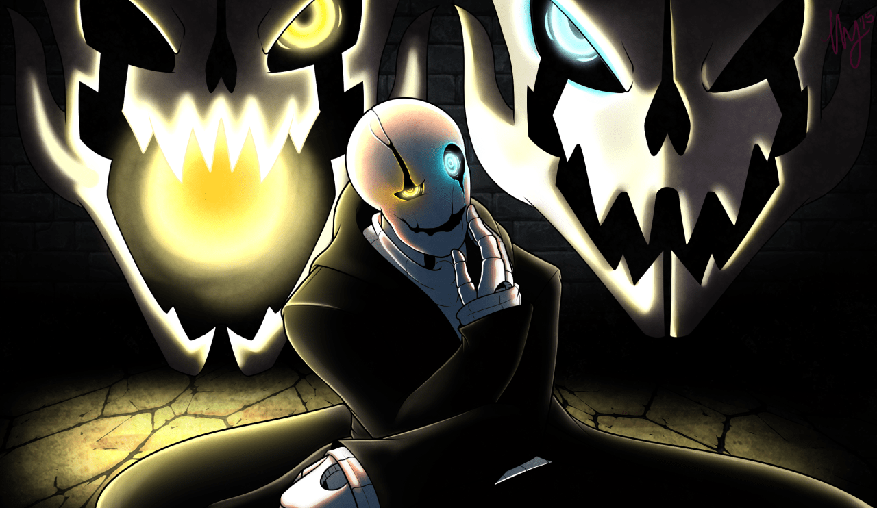 1280x742 sans vs gaster - Pesquisa Google.  Undertale, Art, Undertale gaster