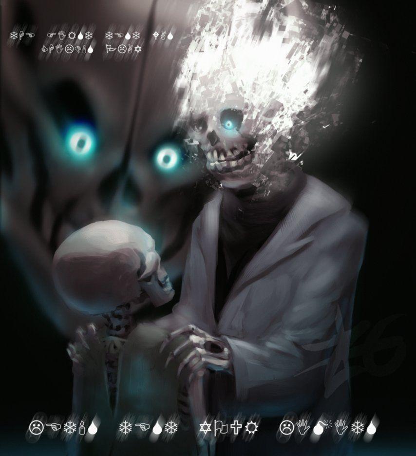 854x936 Tải xuống miễn phí Undertale WD Gaster của Zinrius [854x936]