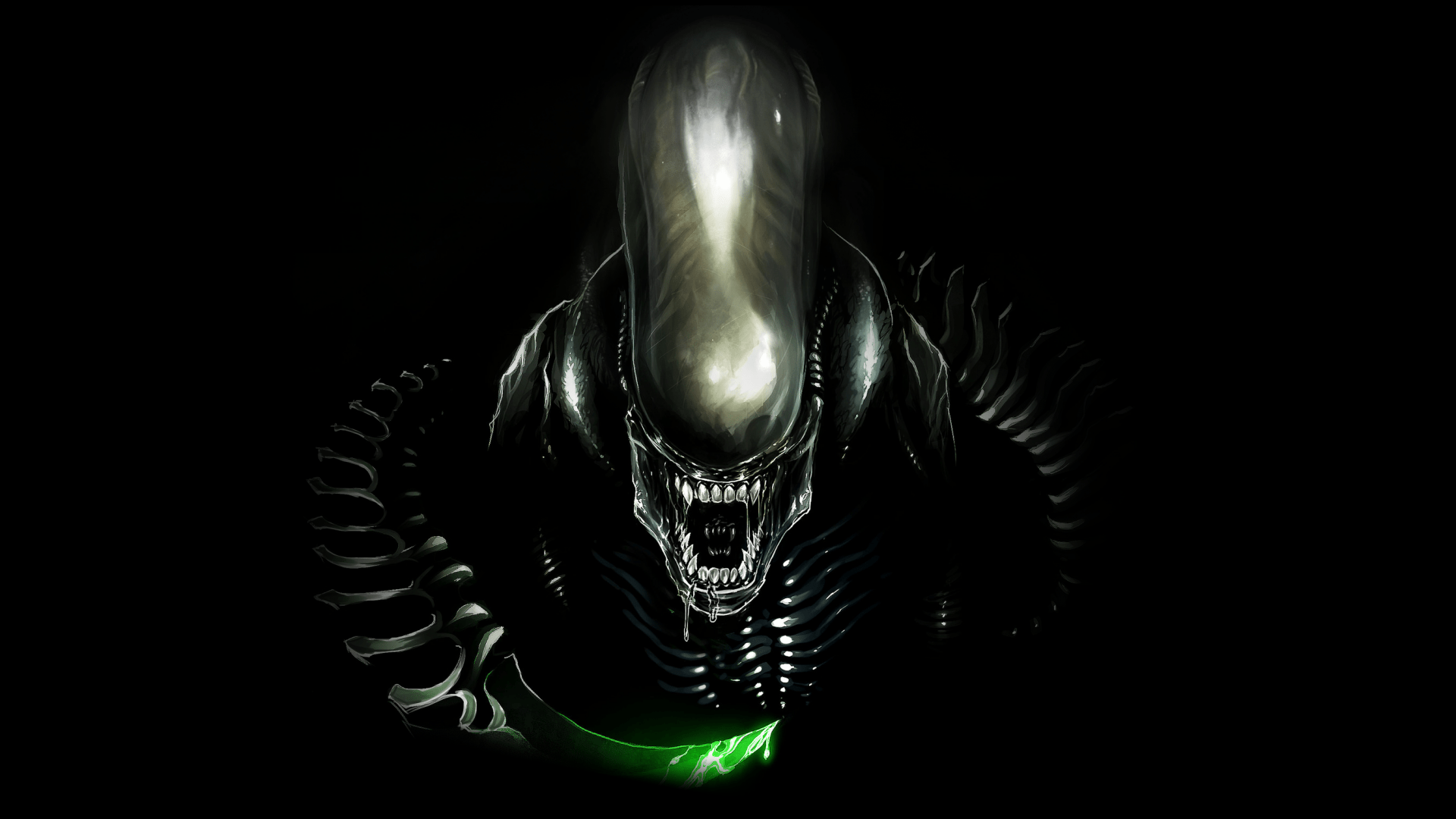 1920x1080 Download 1920x1080 Alien: Covenant, Saliva, Bones Wallpaper