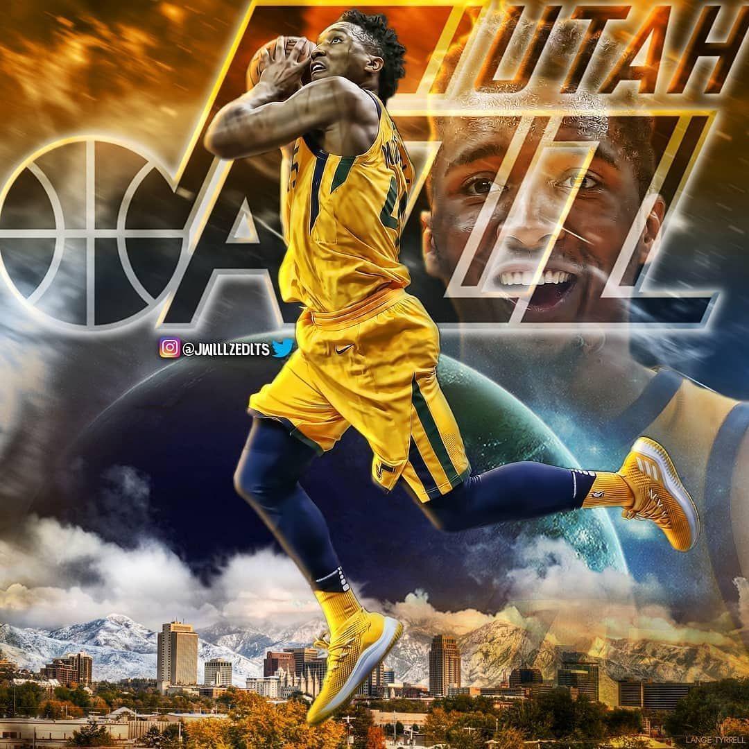 1080x1080 Donovan Mitchell And Utah Jazz #dunk. Utah jazz, Donovan mitchell