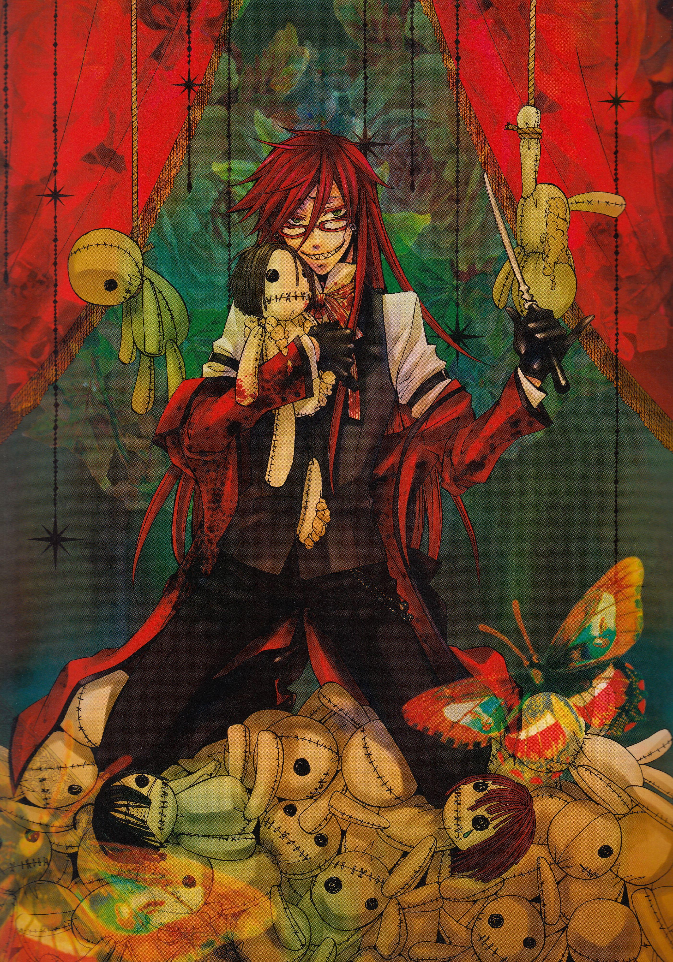 eye color grell black butler