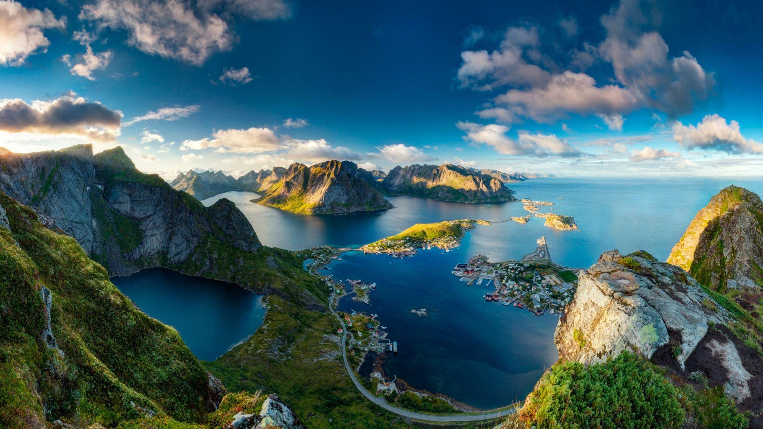 2560x1440 Breathtaking natural landscape bay wallpaper, HD Desktop Background