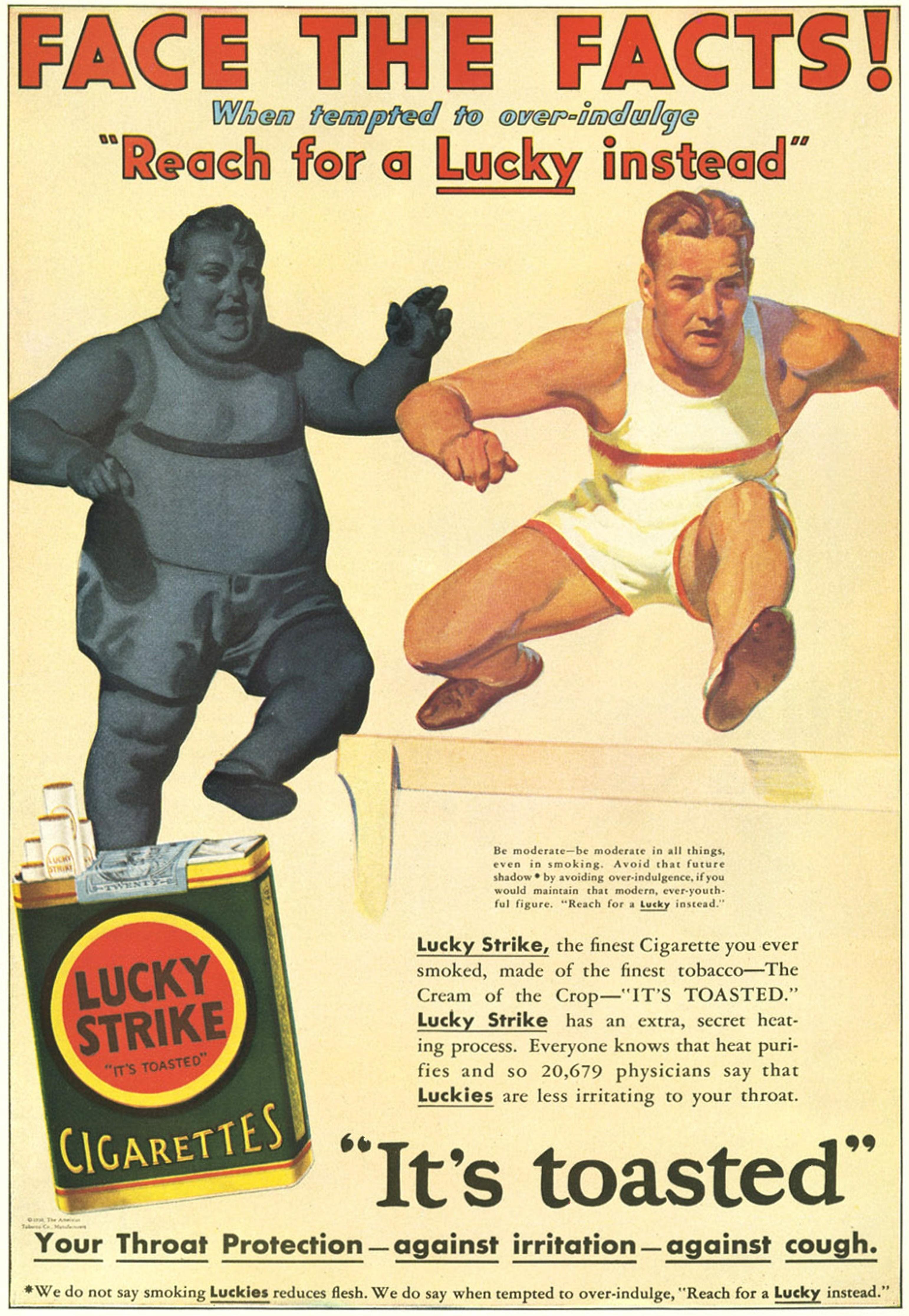 3084x4464 Ad for Lucky Strike cigarettes [3084 x 4464]