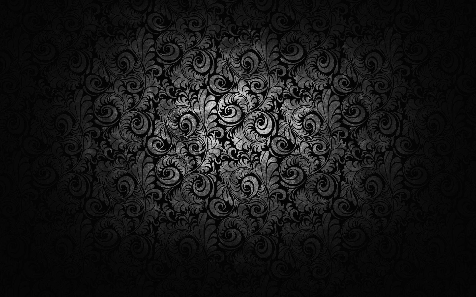1920x1200 Free download Black and White Floral Desktop Wallpaper Flowers