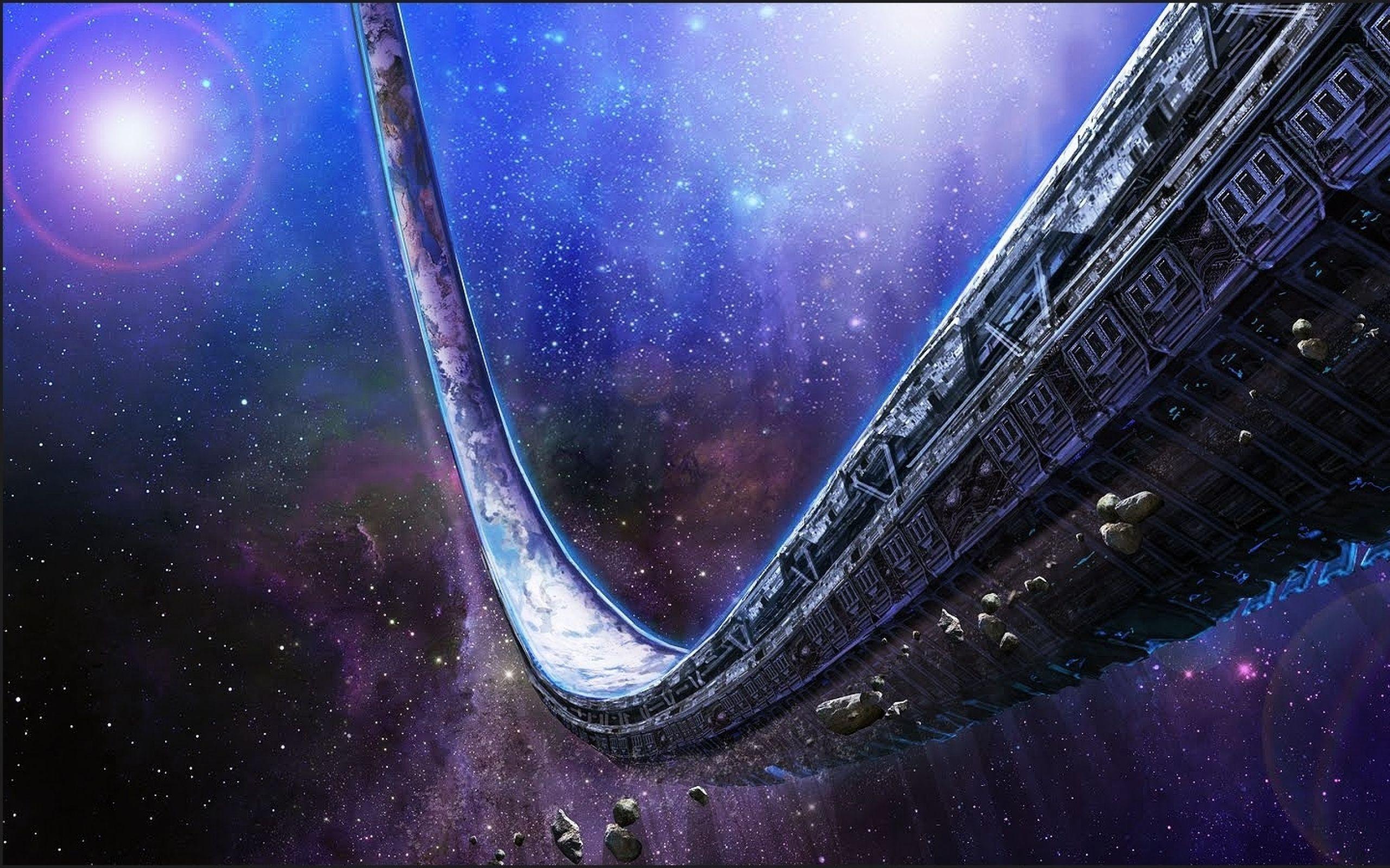 2560x1600 Download Wallpaper, Download 2560x1600 outer space fantasy art halo anniversary 1600x900 wallpaper High Resolution Wallpaper, H. Halo, Space fantasy, Space colony