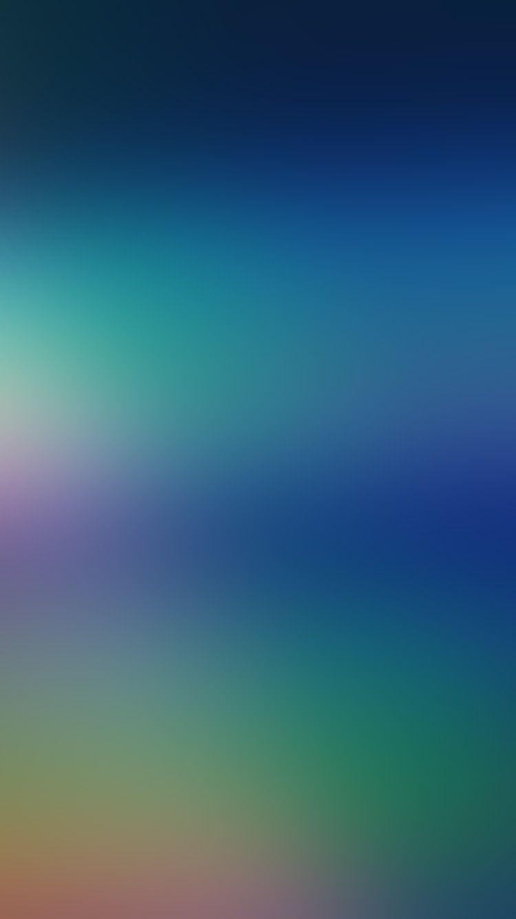 750x1334 Blue Space Dark Blur Gradation