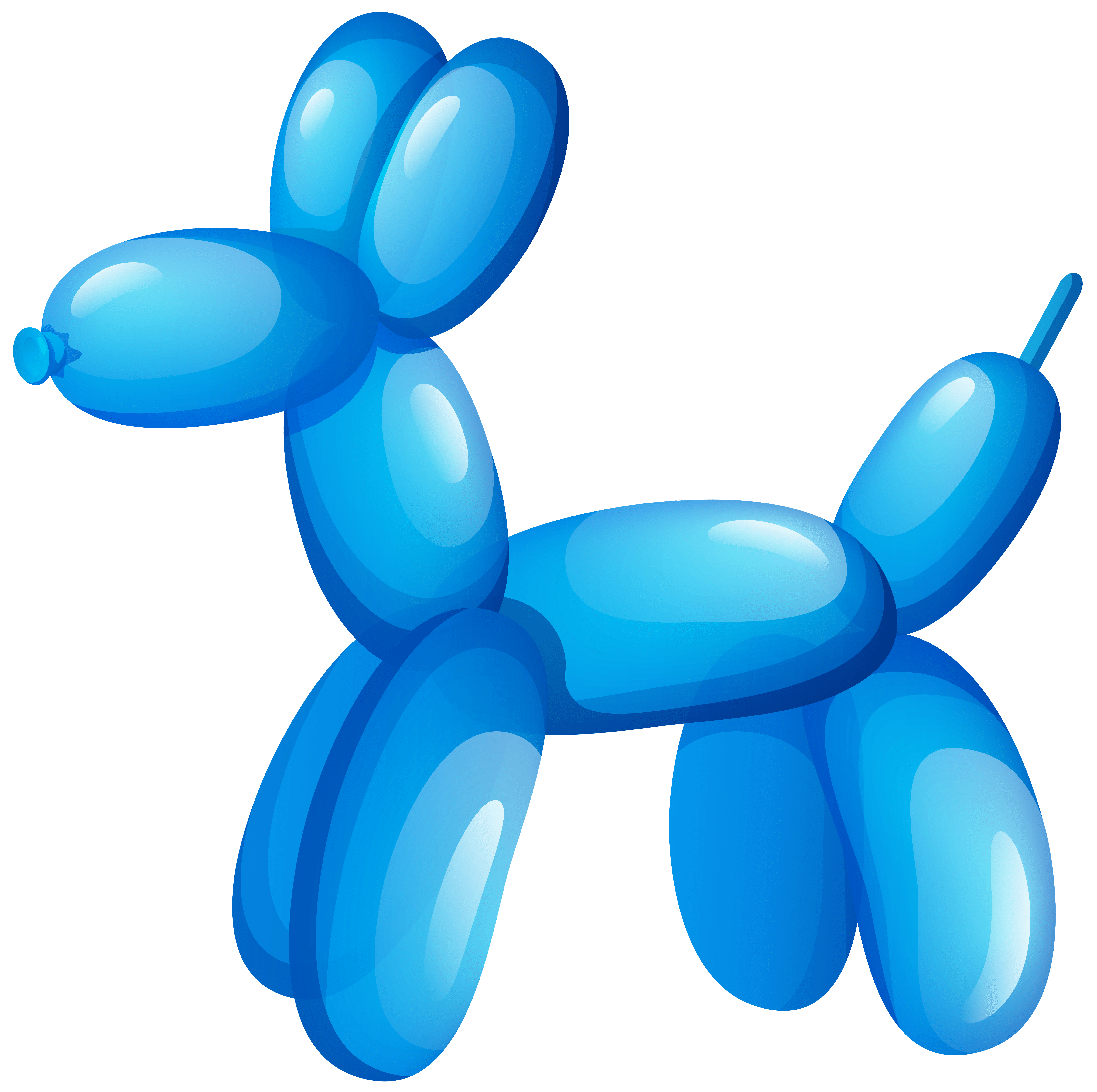 8000x7958 Balloon Dog PNG Clip Art Image