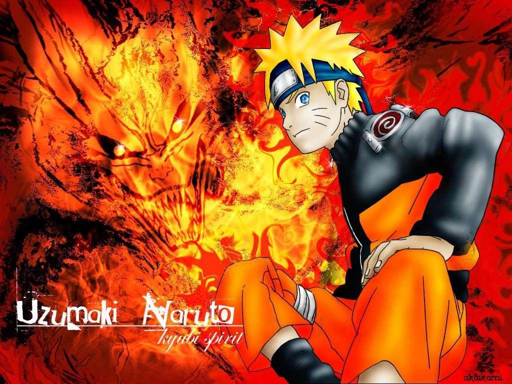 1024x768 Free download Naruto Nine Tails Wallpaper [1024x768]