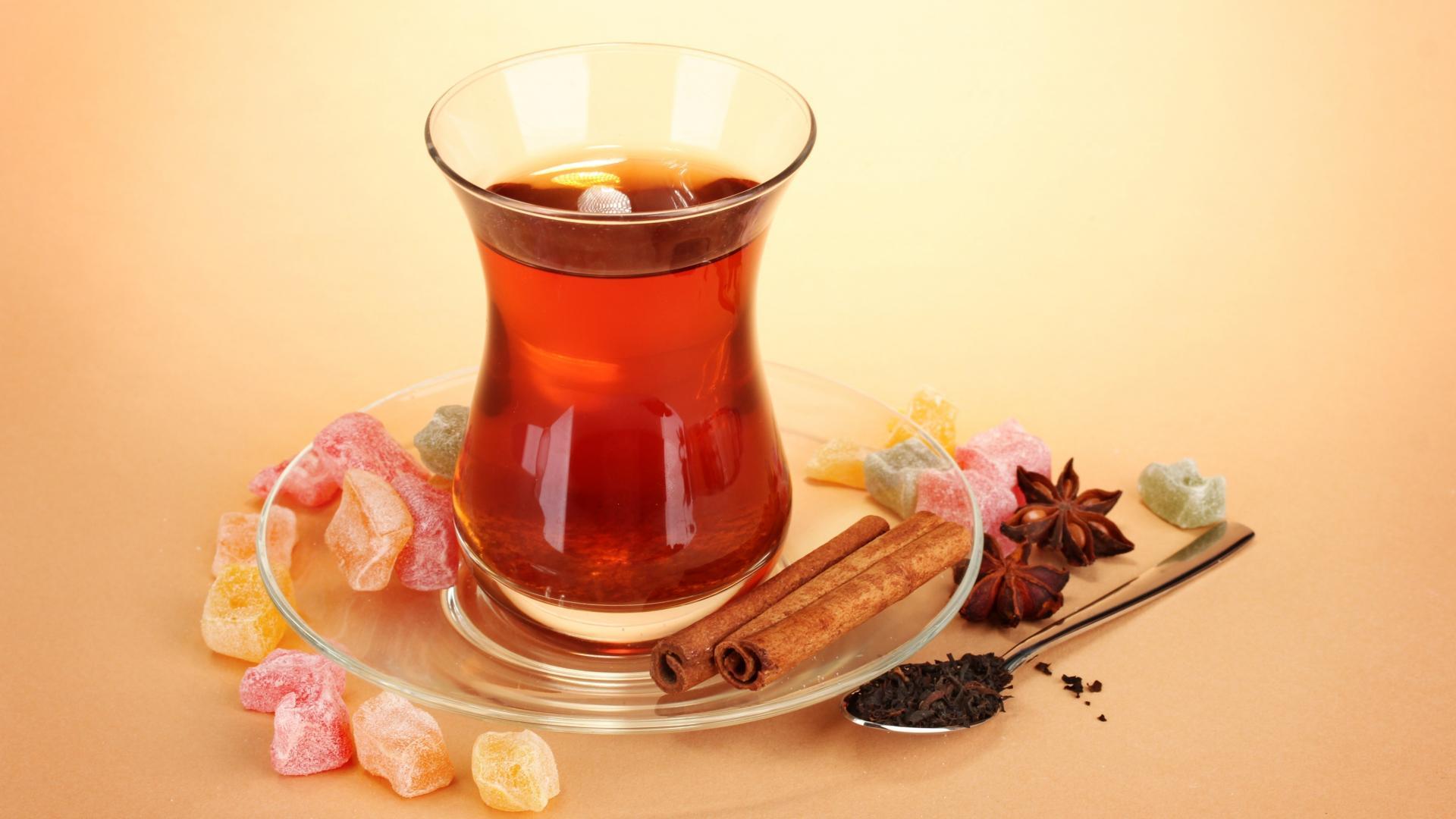 1920x1080 Cinnamon tea turkish delight wallpaper
