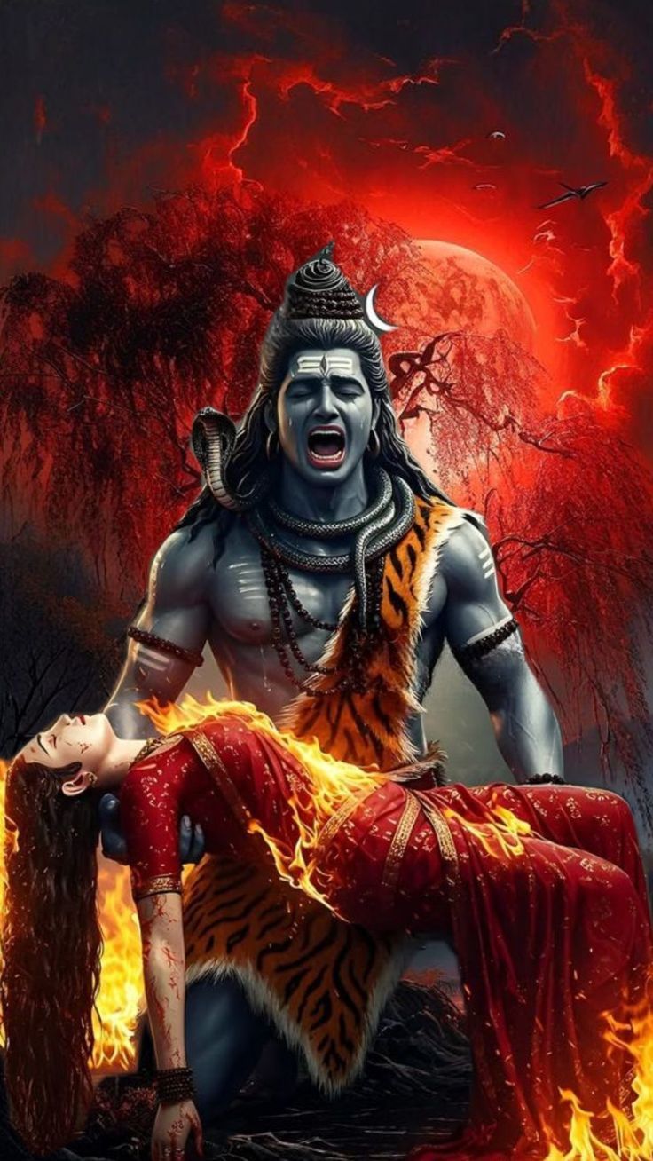 736x1308 Shiv sati HD wallpaper. Durga picture, Warriors illustration, Lord shiva HD wallpaper
