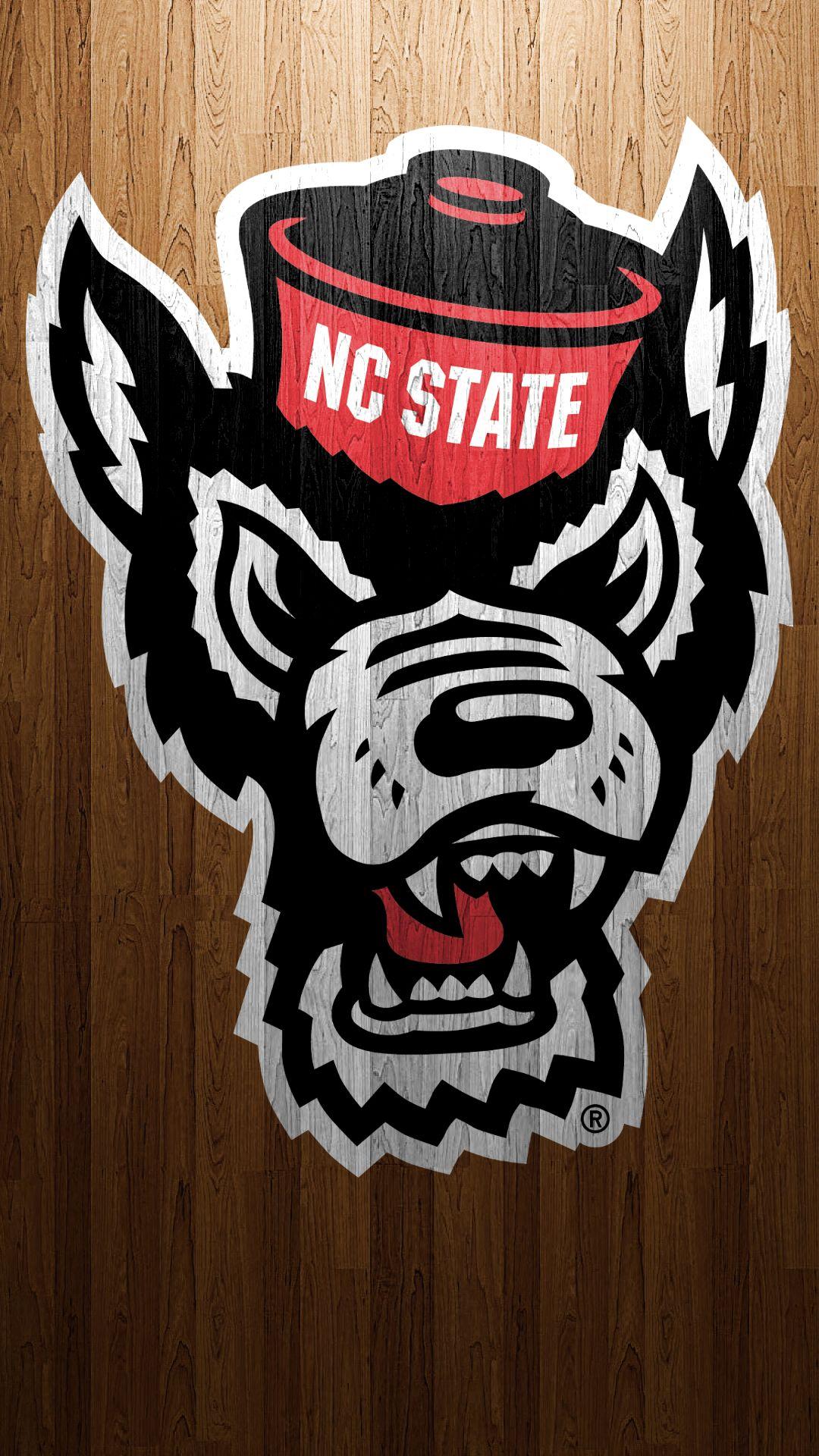 NC State Wolfpack logo American football club NCAA red logo red carbon  fiber background HD wallpaper  Peakpx