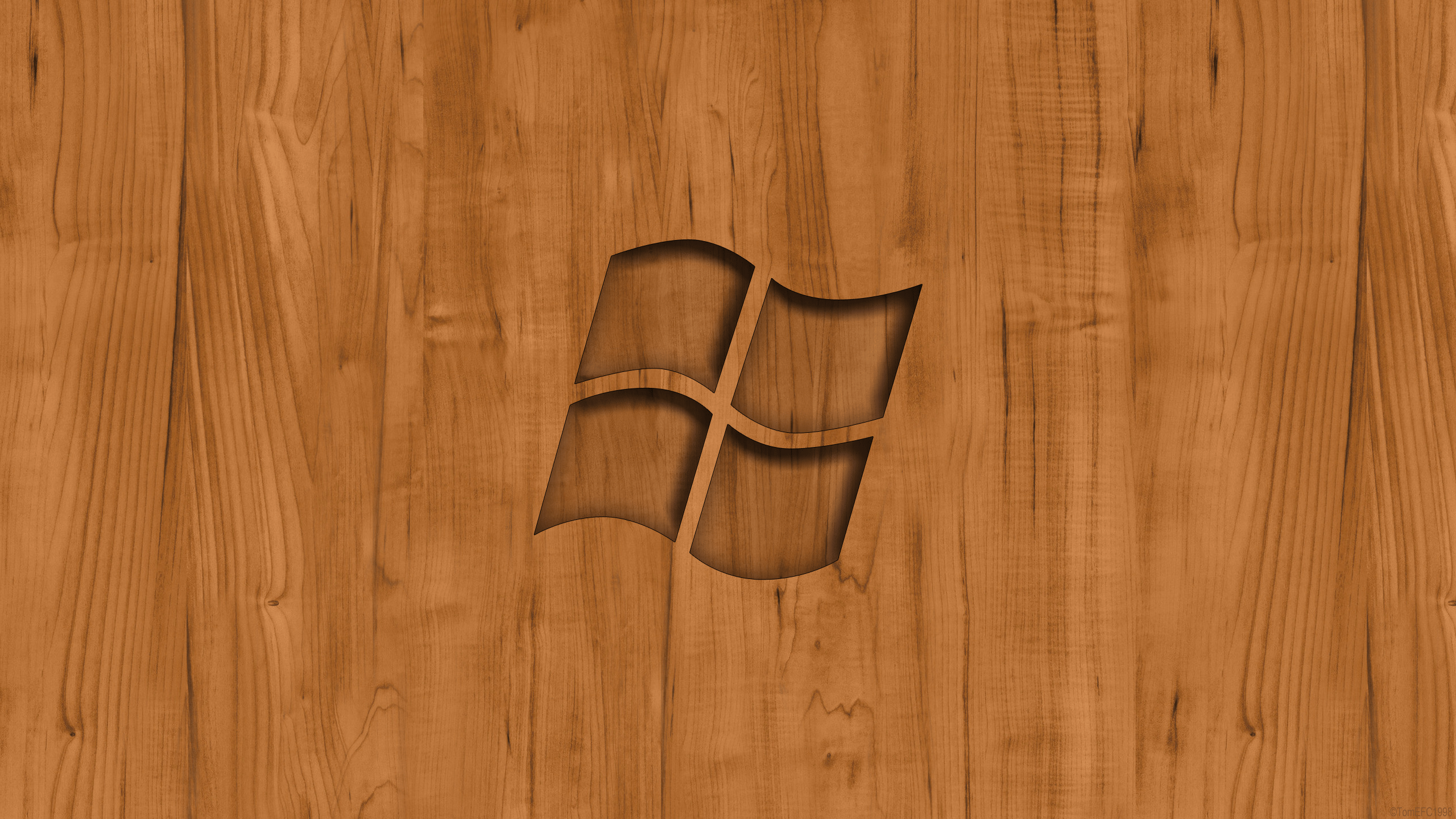 2560x1440 Free download Windows Wood Wallpaper by TomEFC98 [2560x1440]