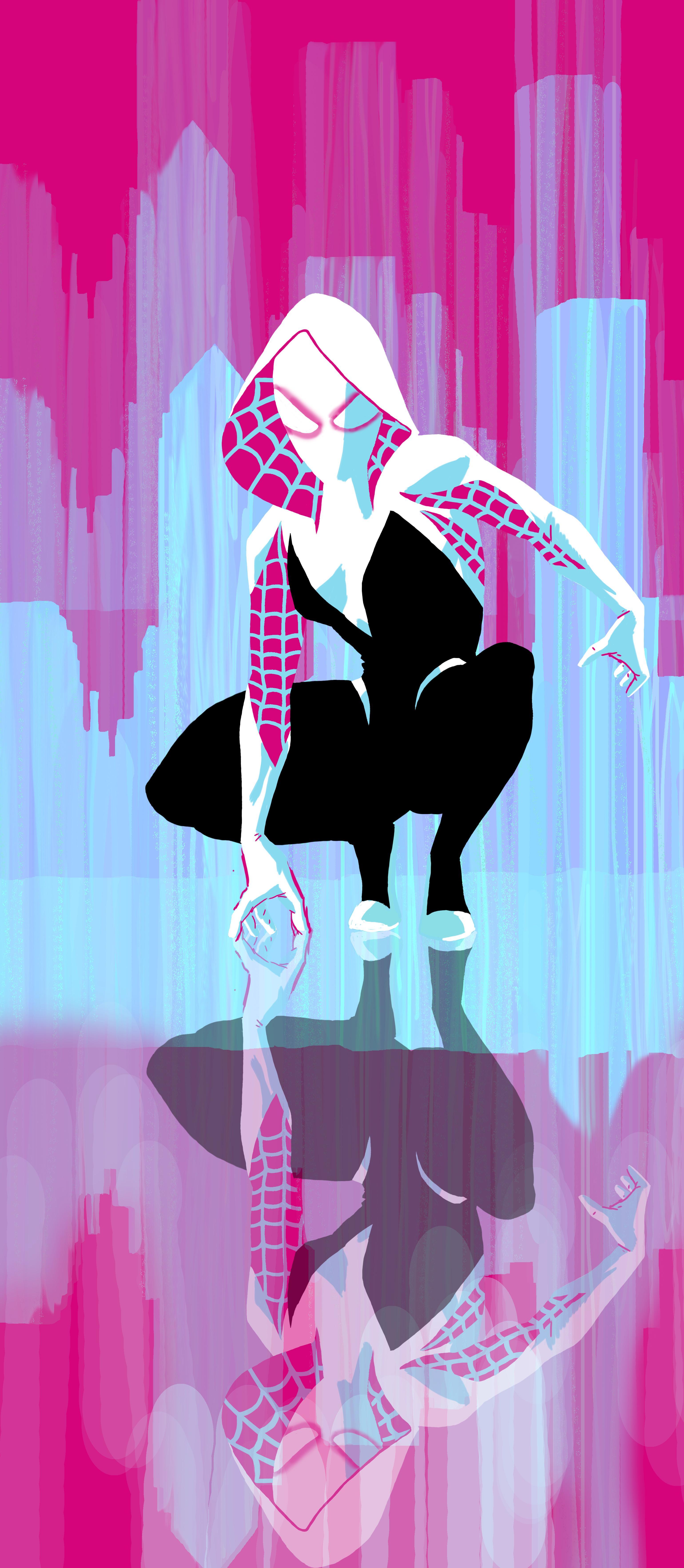 3080x7061 I Made A Spider Gwen Piece For My Niece's Skateboard. Let Me Know