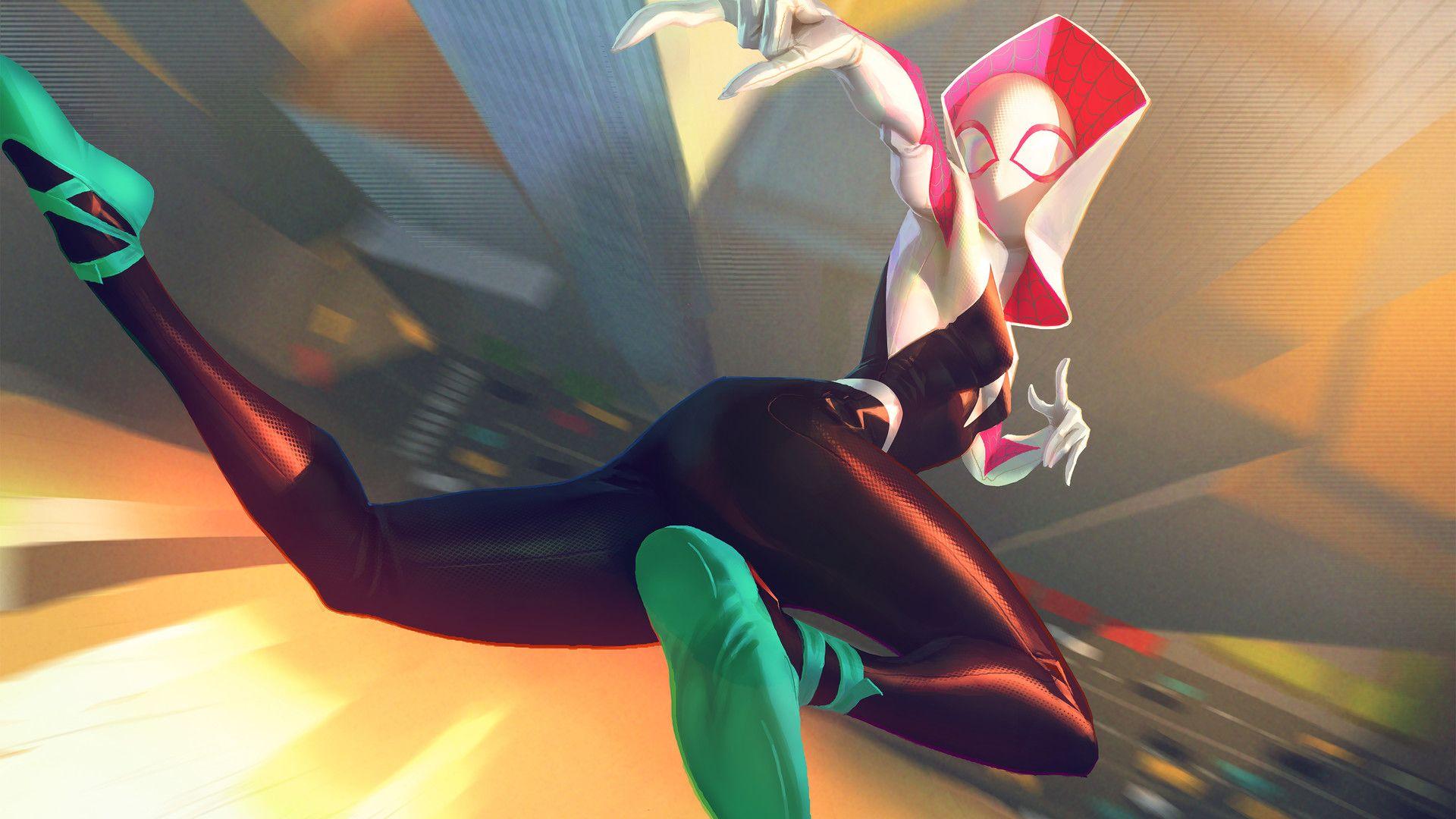 1920x1080 Spider Gwen Wallpaper