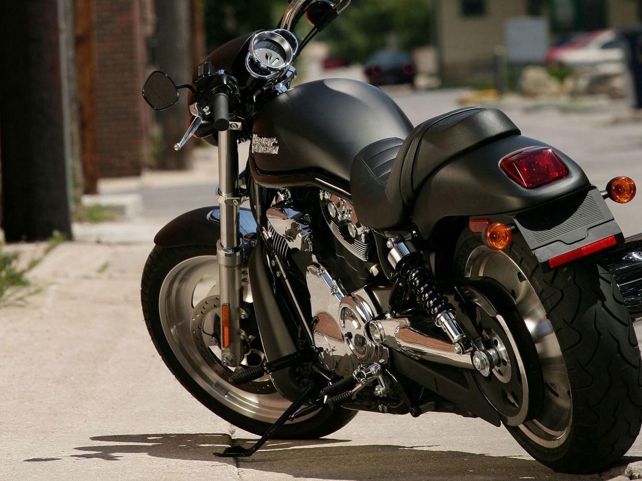 1280x960 Download Wallpaper 1280x960 Harley Davidson, Bike, Style, Black