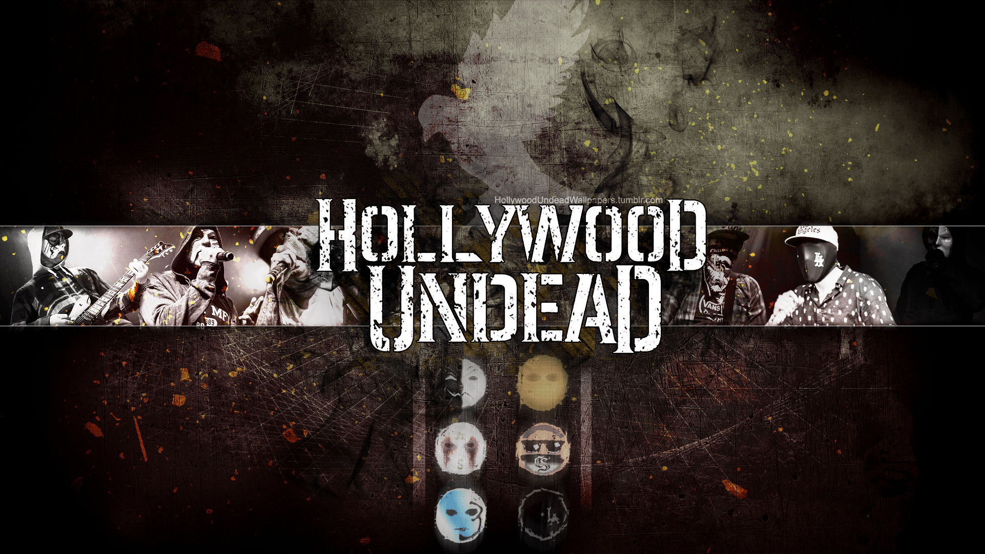 A cool wallpaper of HU  Hollywood undead Undead Hollywood