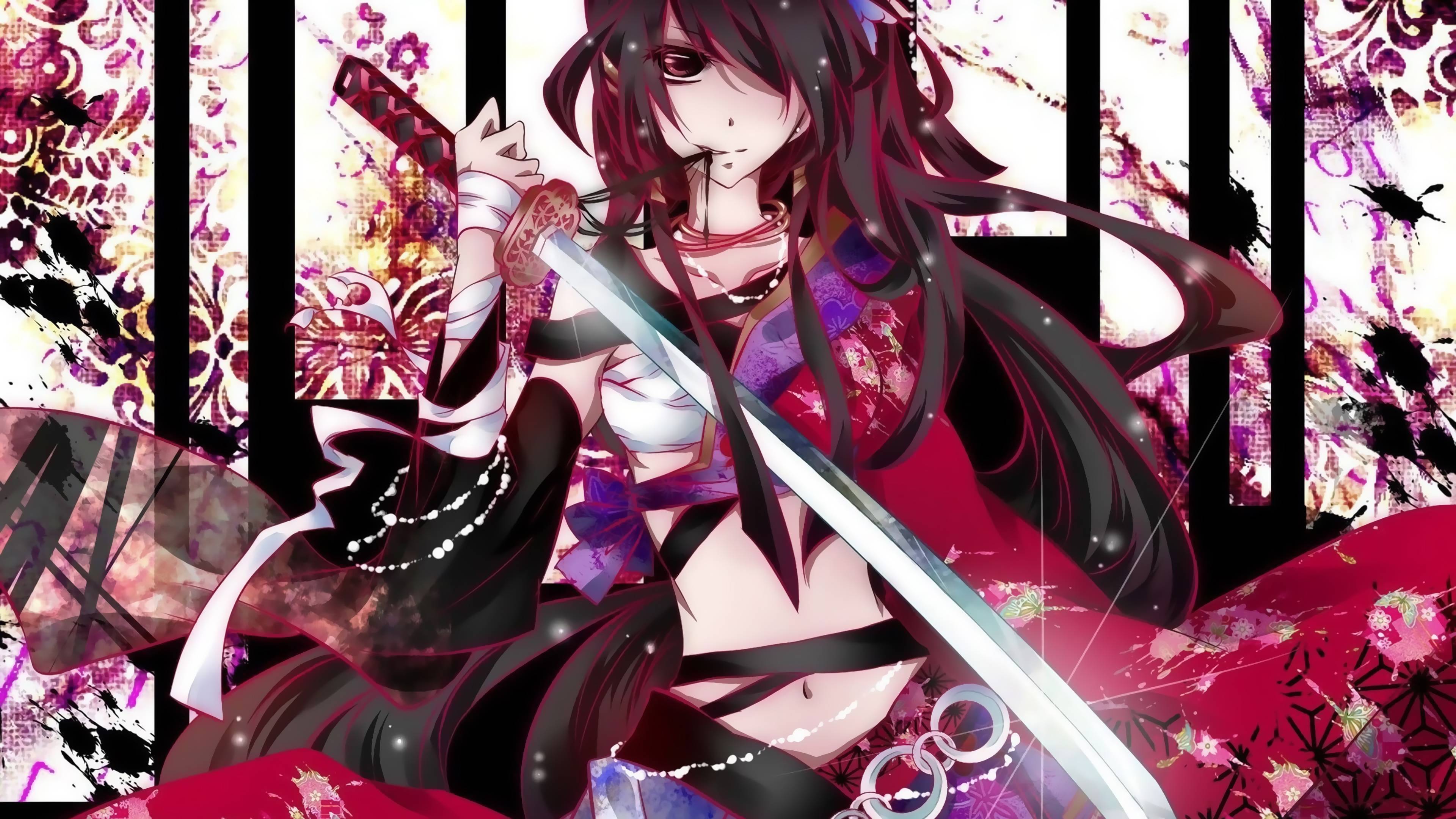 3840x2160 4k Ultra HD Anime Girl Wallpaper